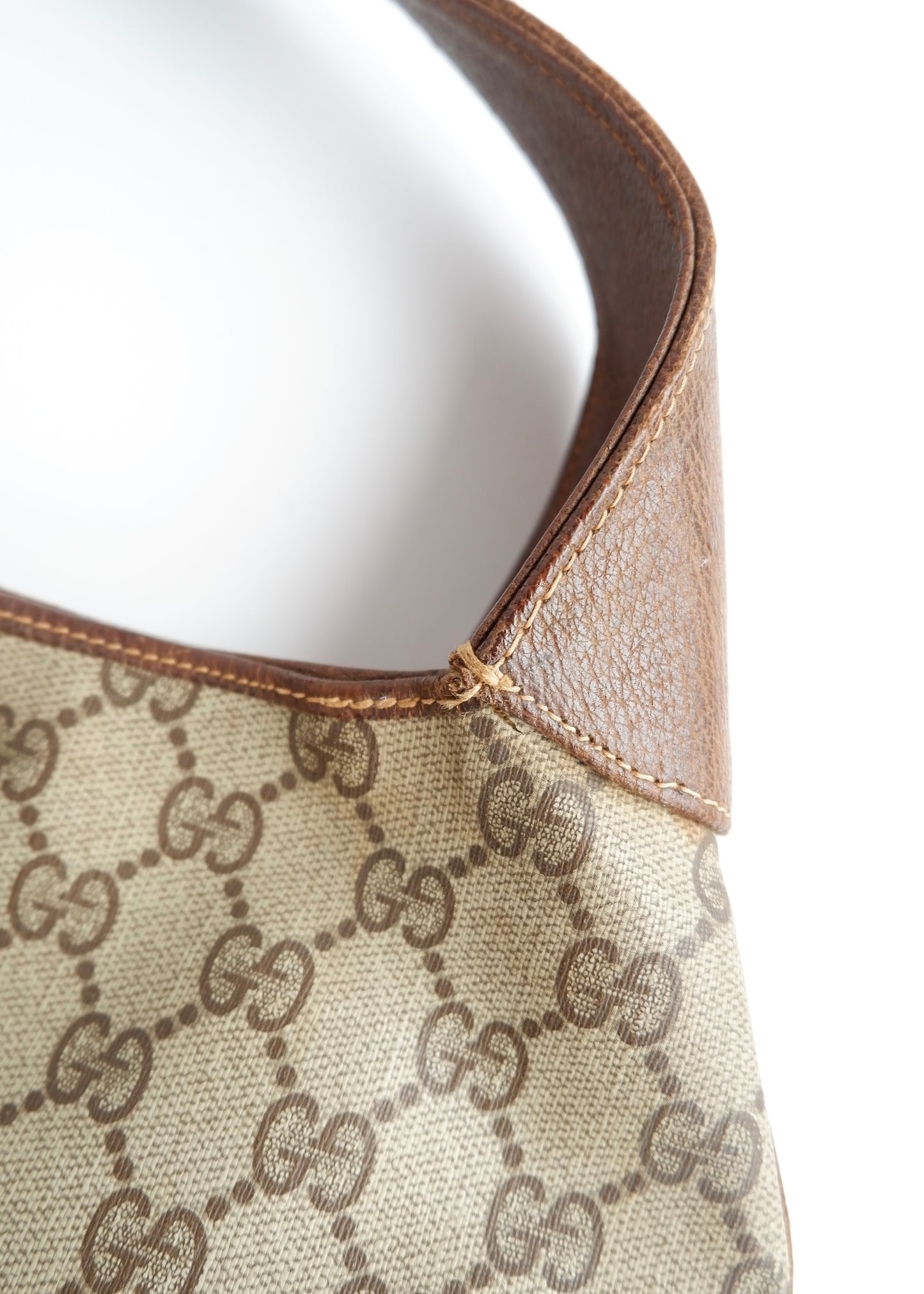 Authentic Preowned Vintage Gucci Brown GG Canvas Jackie Shoulder Bag