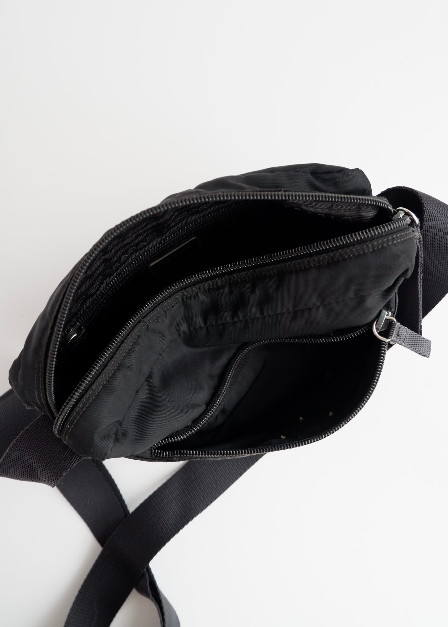 Authentic Preowned Prada Black Nylon Crossbody Bag