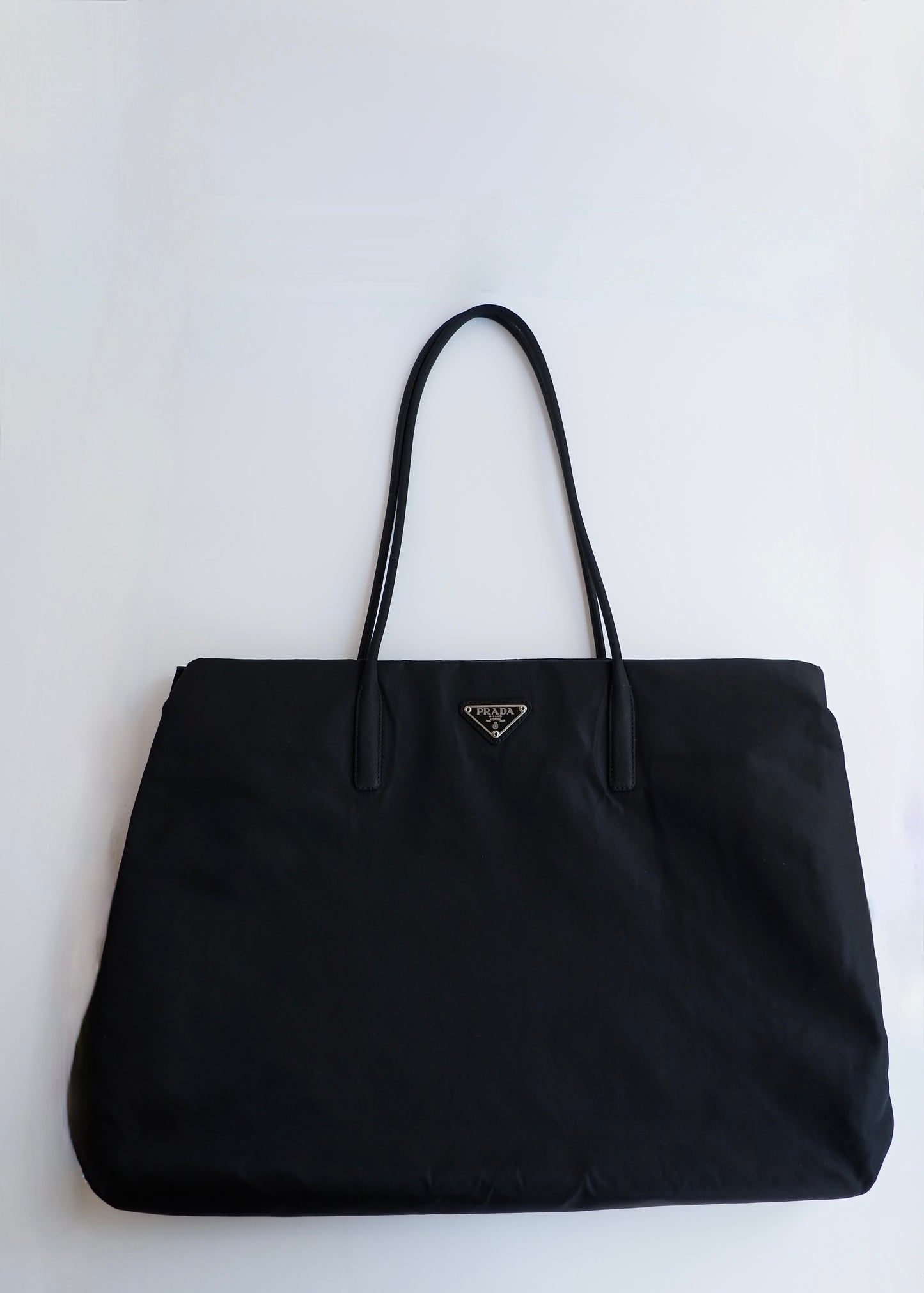 Authentic Preowned Prada Black Nylon Thin Strap Tote Bag