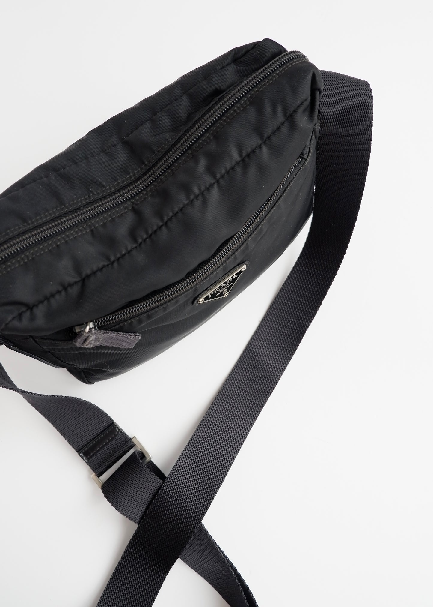 Authentic Preowned Prada Black Nylon Crossbody Bag