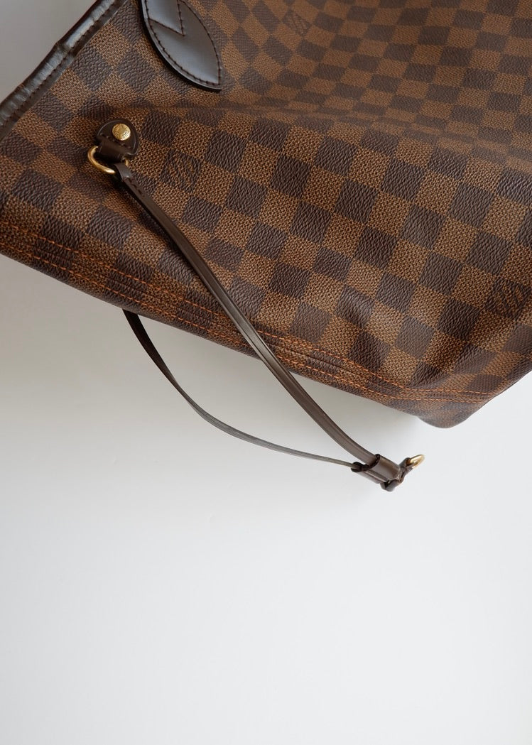 Authentic Preowned Louis Vuitton Damier Ebene Neverfull MM