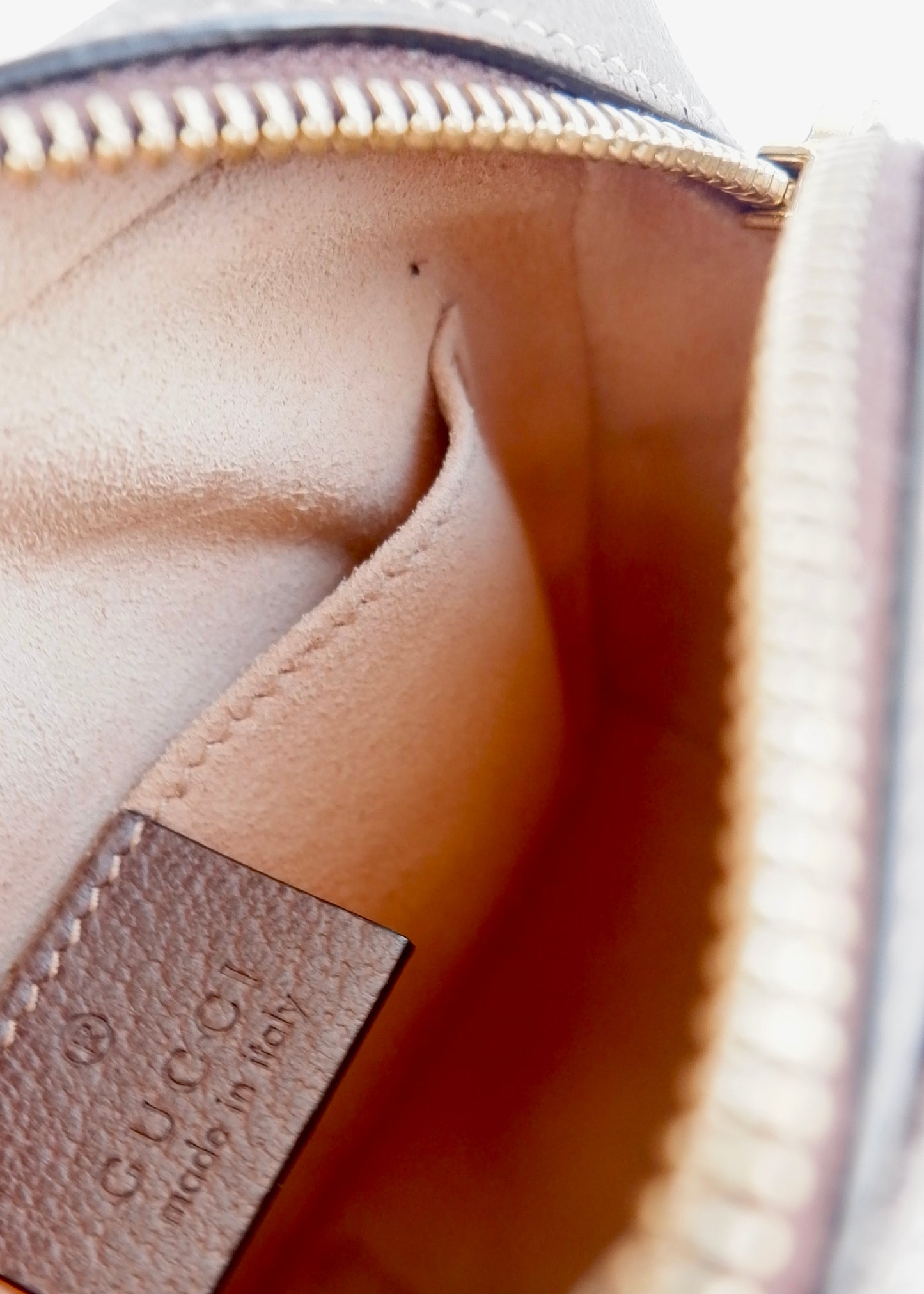 Authentic Preowned Gucci Brown GG Canvas Mini Ophidia Crossbody Bag