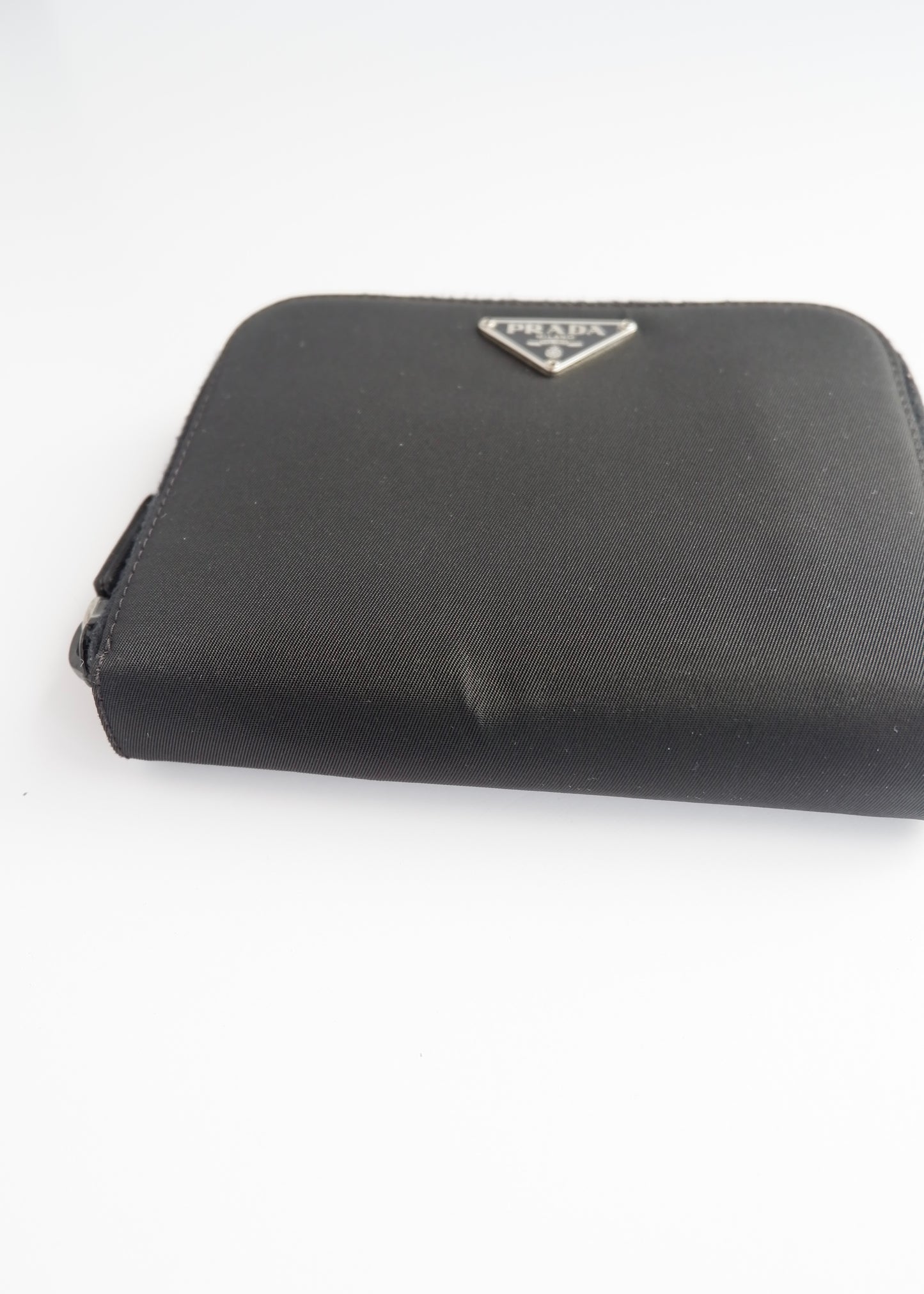 Authentic Preowned Prada Black Nylon Bi-Fold Wallet