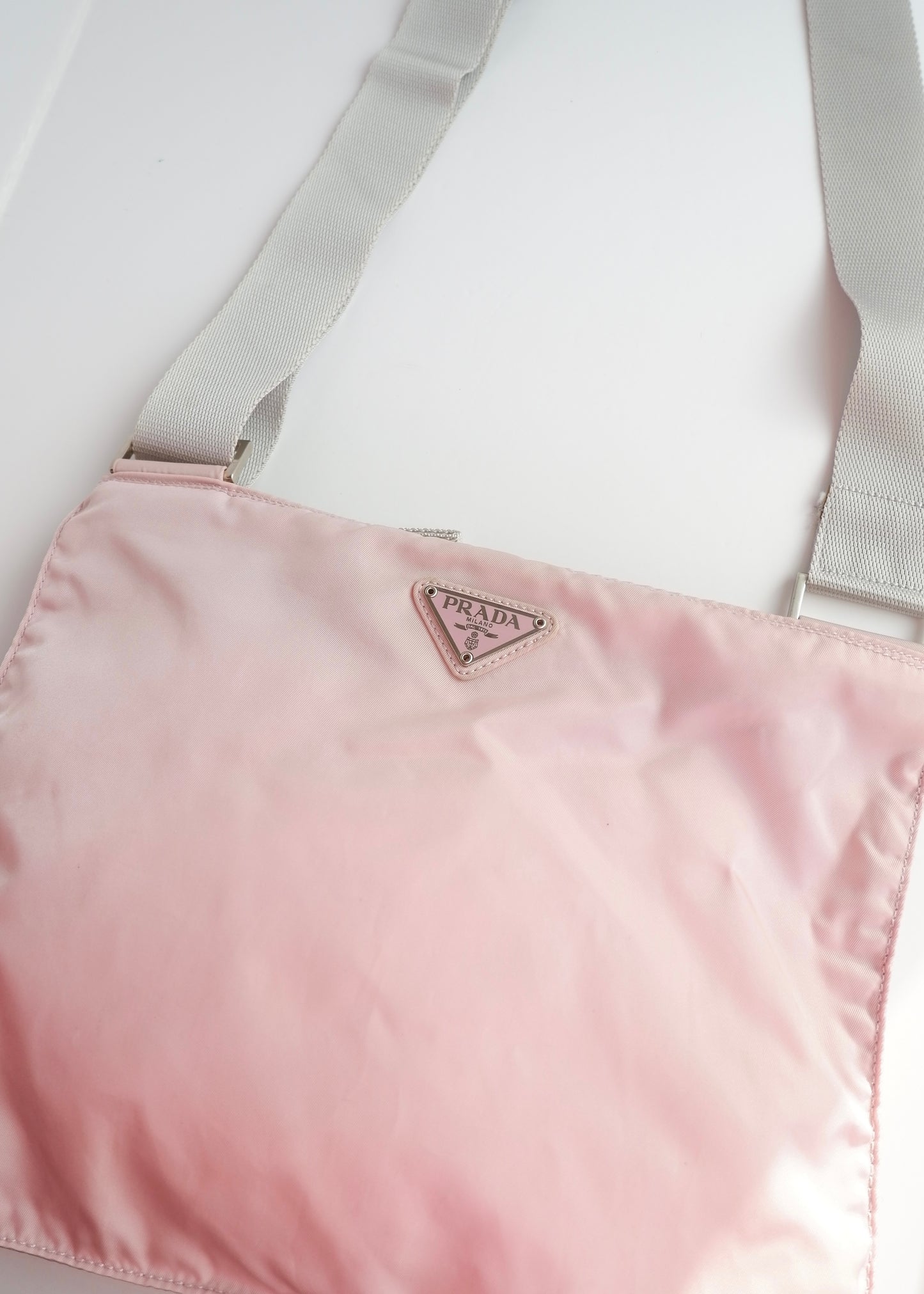 Authentic Preowned Prada Pink Nylon Crossbody Bag