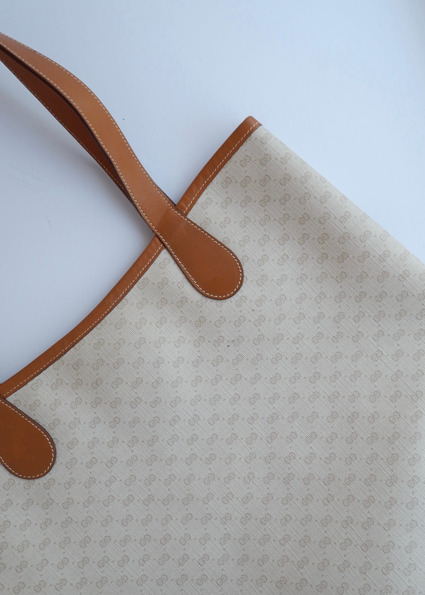 Authentic Preowned Vintage Gucci GG Print Tote Bag