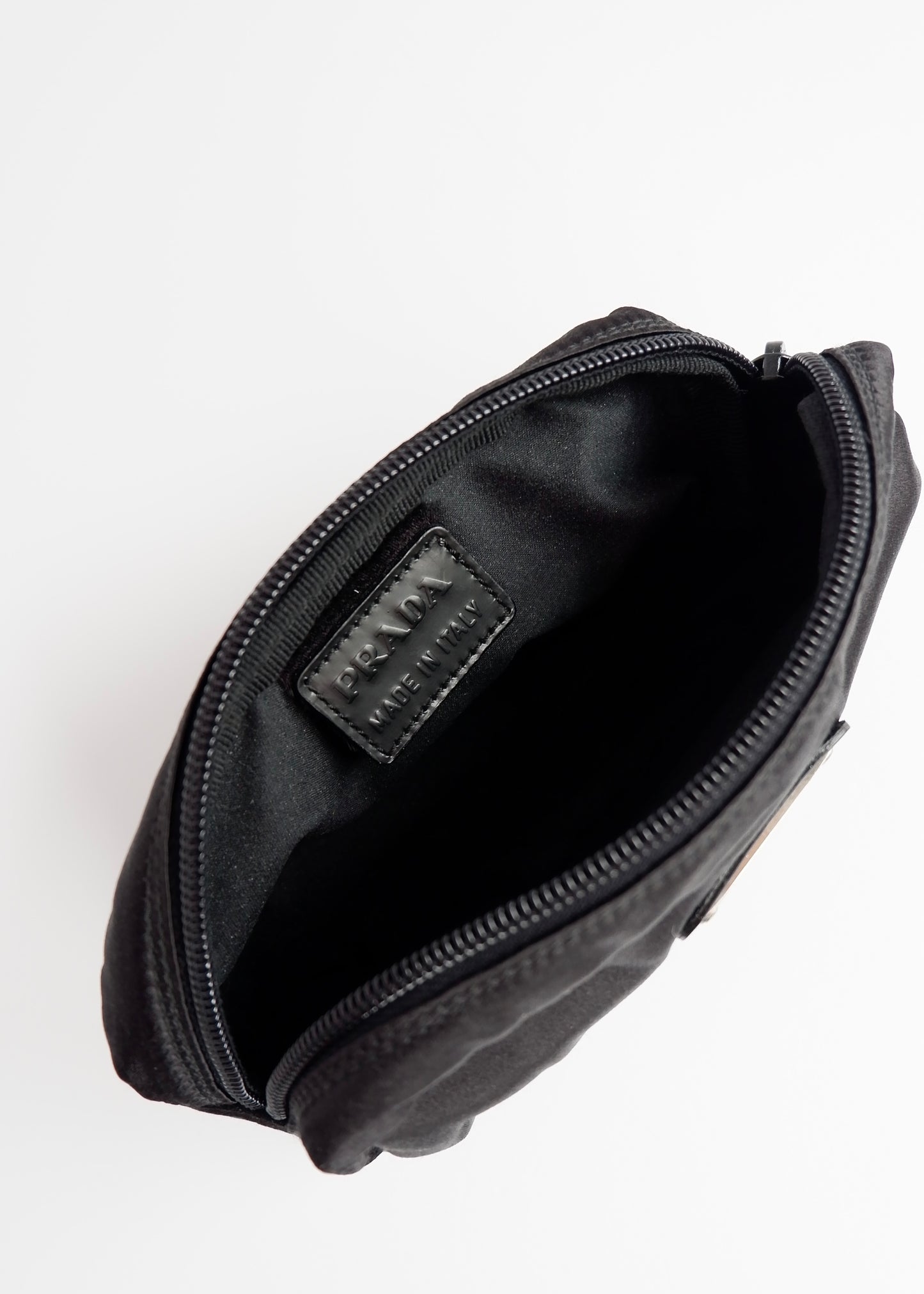 Authentic Preowned Prada Black Satin Mini Pouch