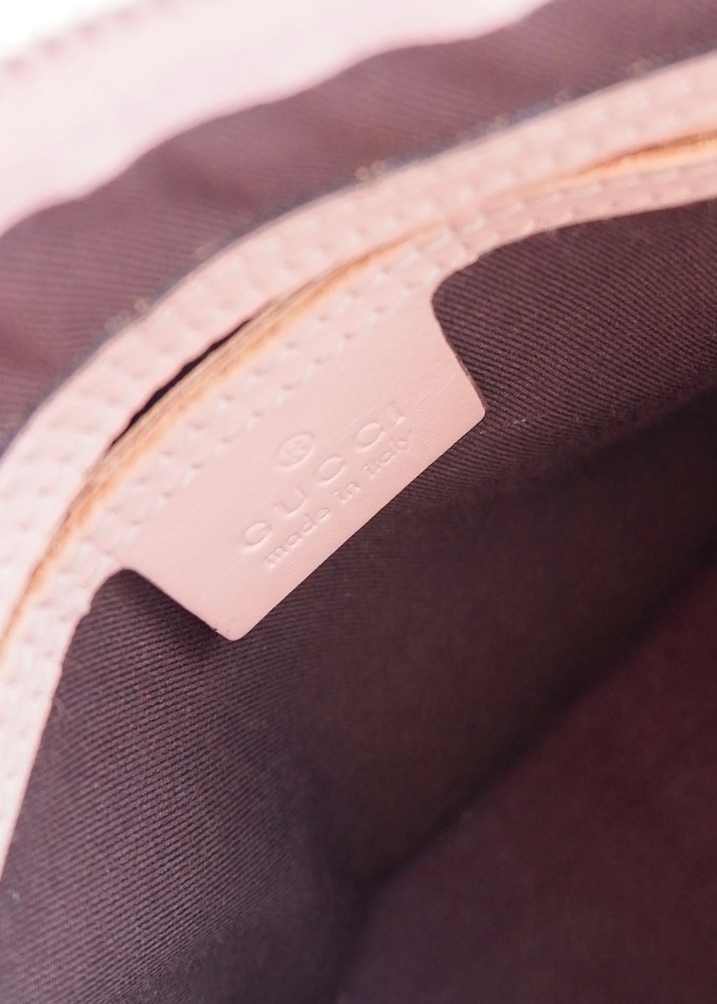 Authentic Preowned Gucci Pink GG Canvas Mini Boston Bag