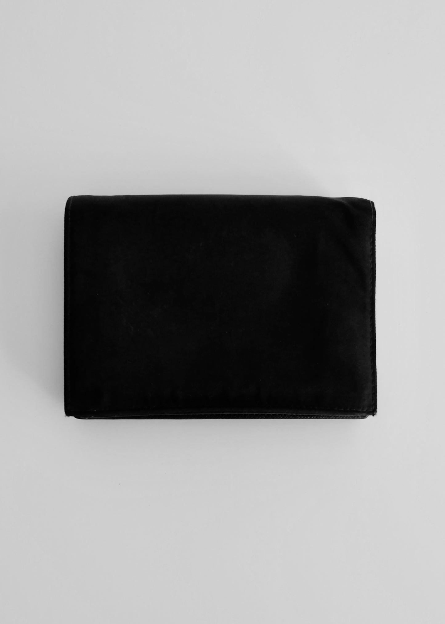 Authentic PREOWNED Prada Black Nylon BiFold Wallet