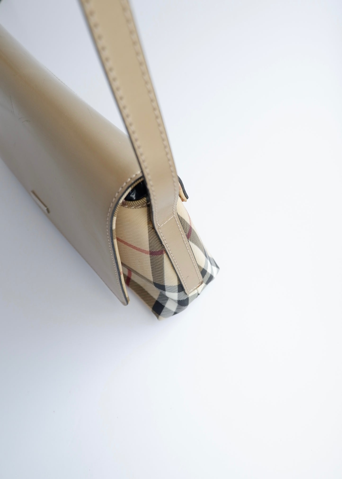 Authentic Preowned Vintage Burberry Nova Check Shoulder Bag