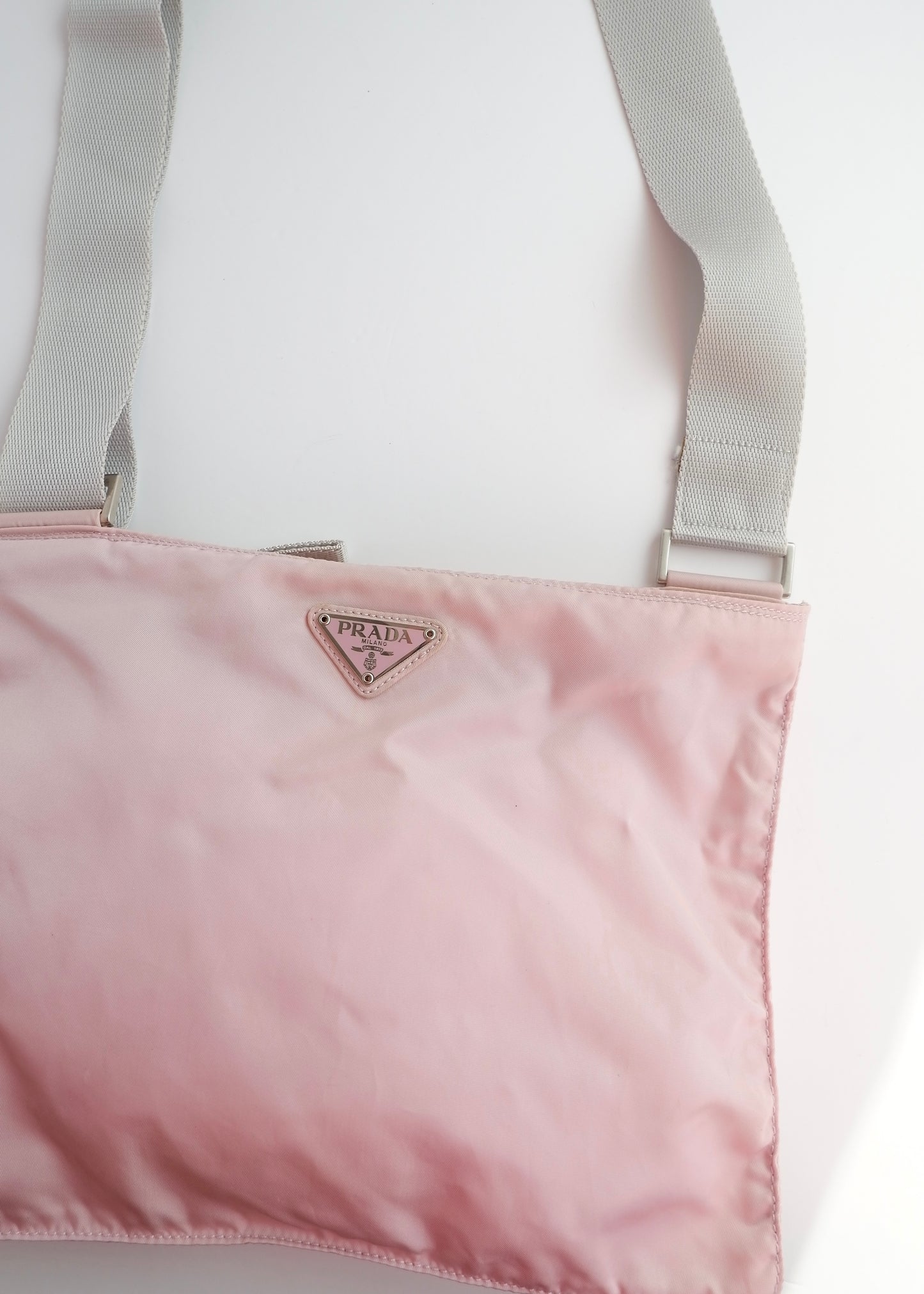 Authentic Preowned Prada Pink Nylon Crossbody Bag