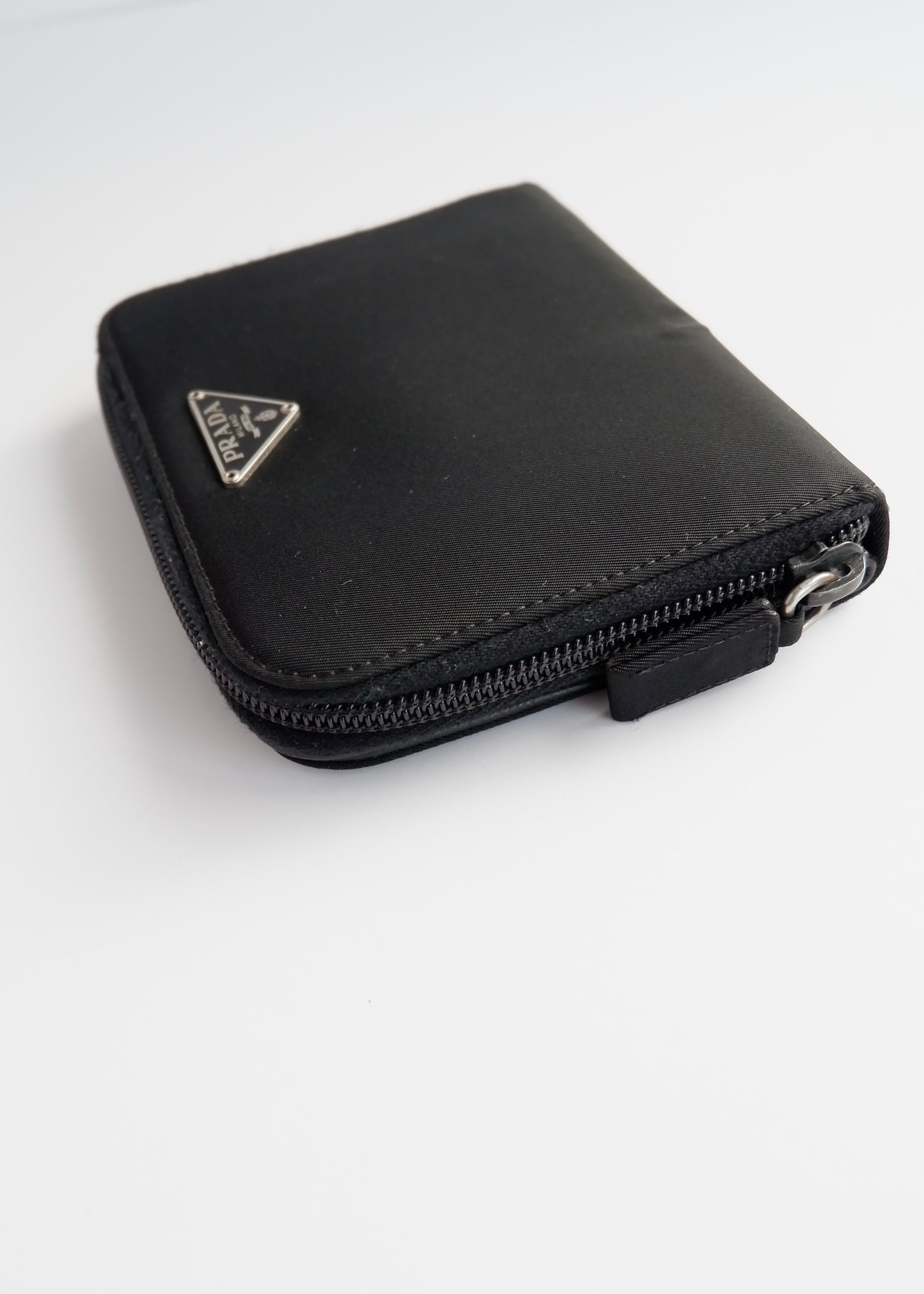 Authentic Preowned Prada Black Nylon Bi-Fold Wallet