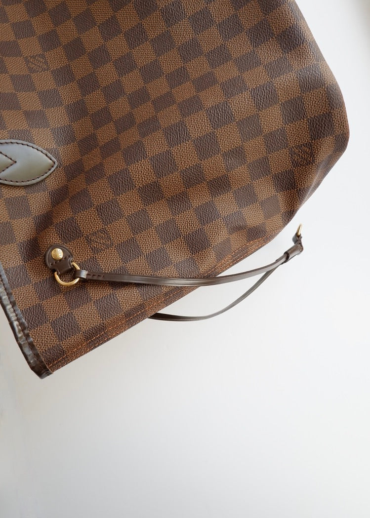 Authentic Preowned Louis Vuitton Damier Ebene Neverfull MM