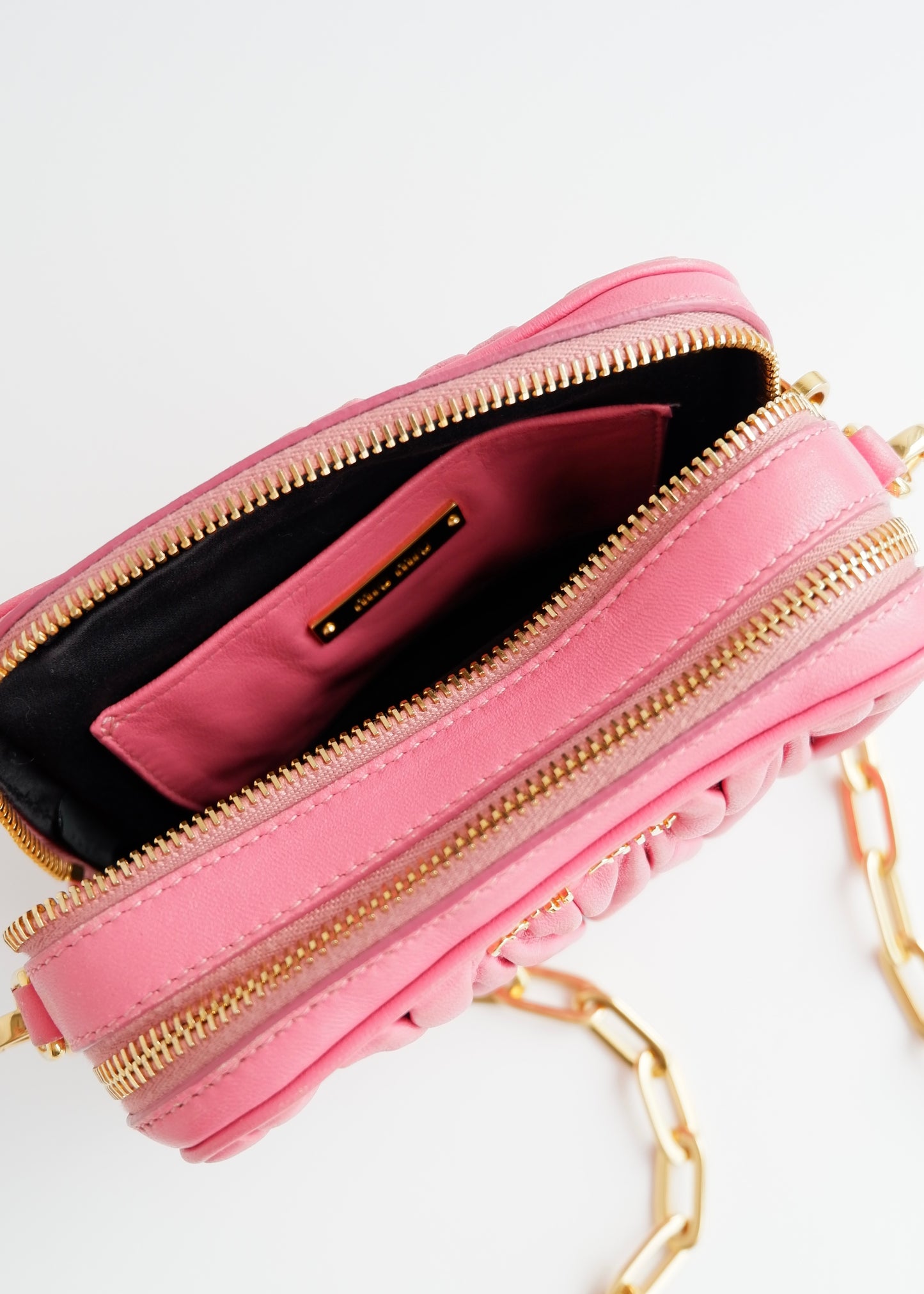 Authentic Preowned Miu Miu Pink Leather Crossbody