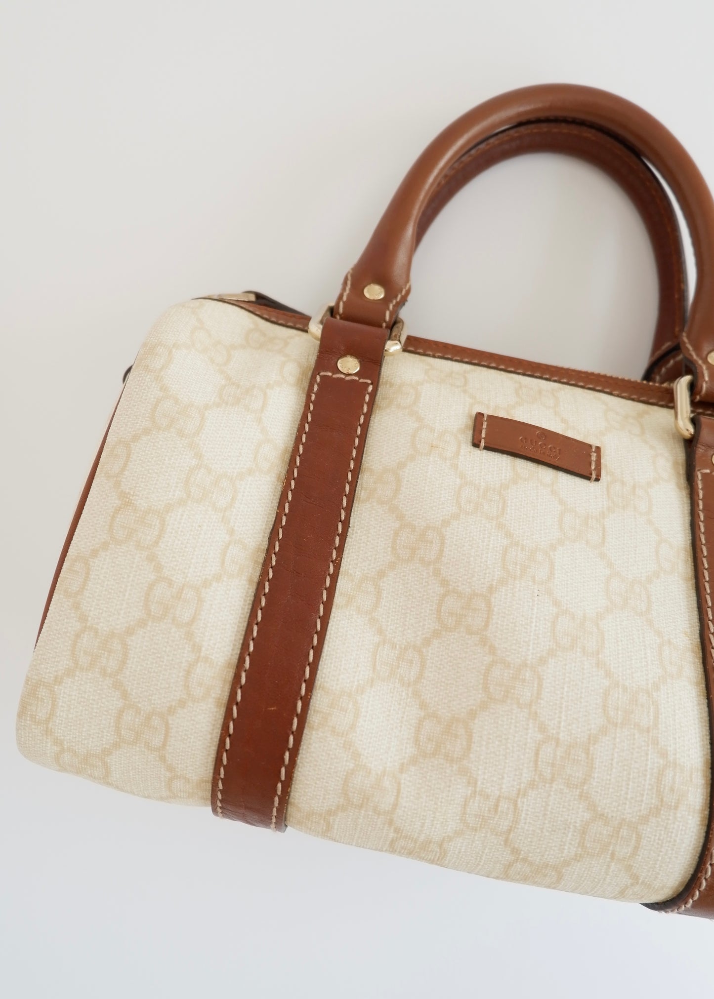 Authentic Preowned Gucci Brown GG Supreme Joy Handbag
