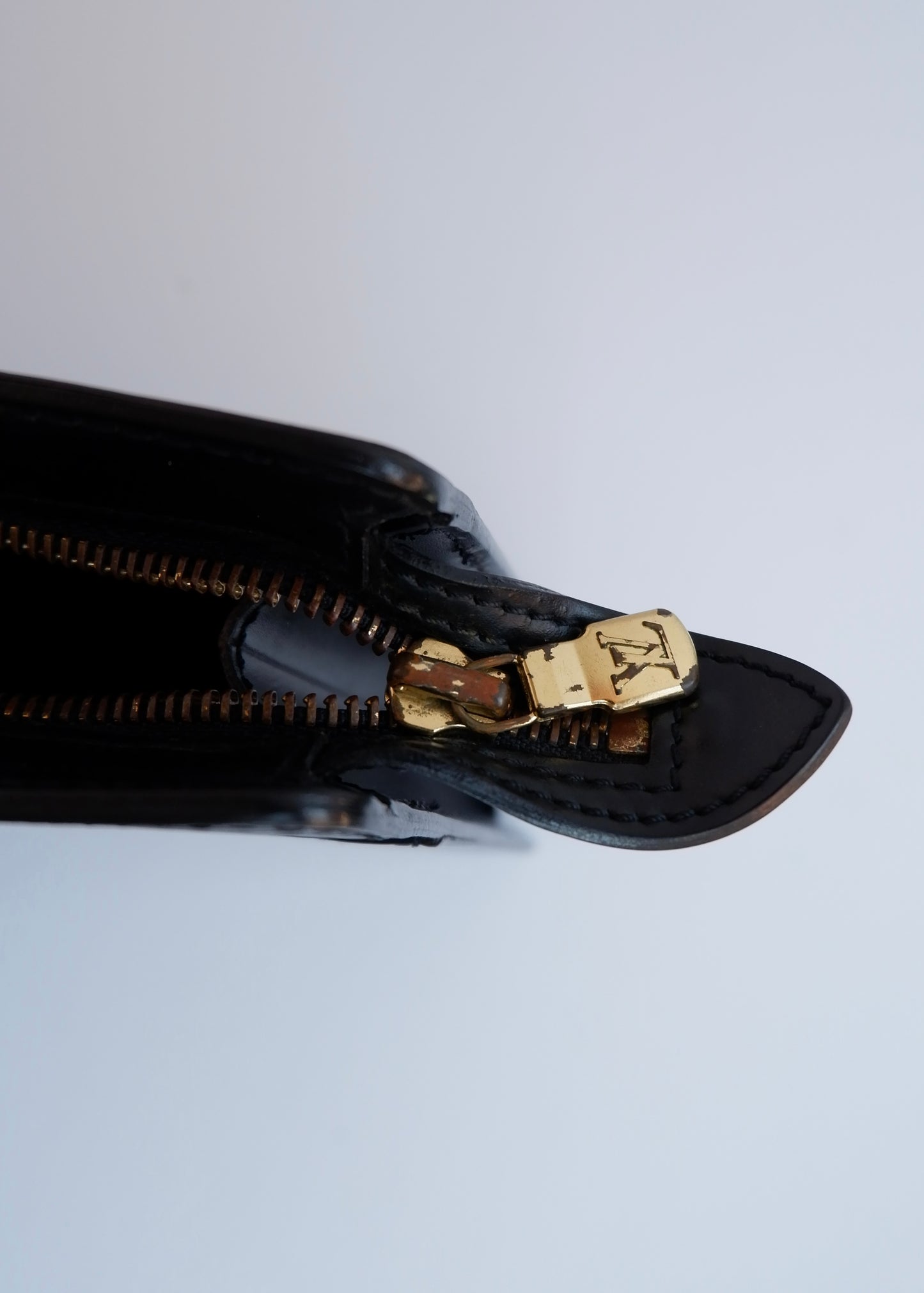 Authentic Preowned Louis Vuitton Black Epi Clutch