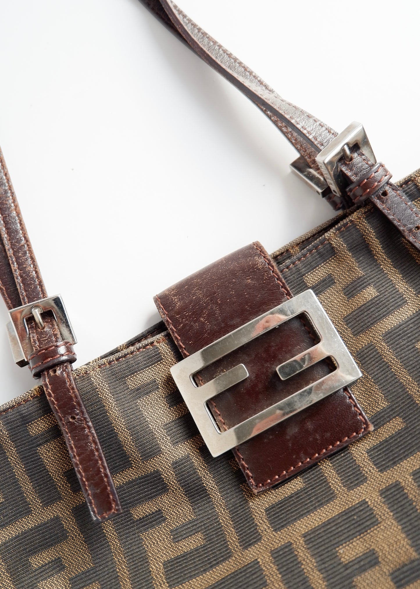 Authentic Preowned Fendi Zucca Tote/ Shoulder Bag