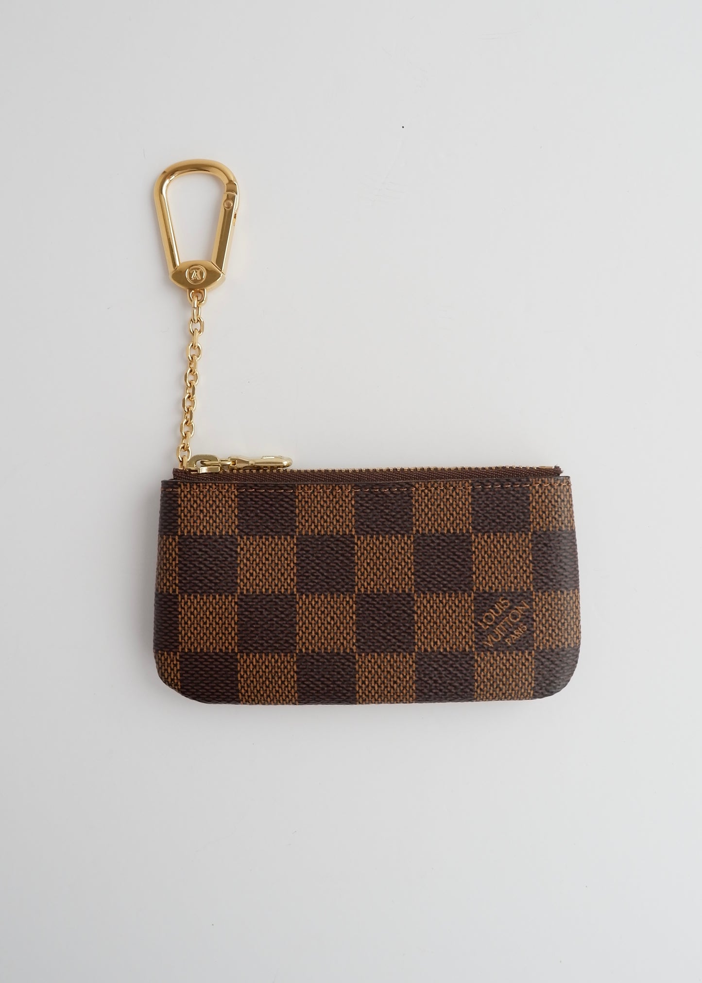 Authentic Preowned Louis Vuitton Damier Ebene Pochette Cle
