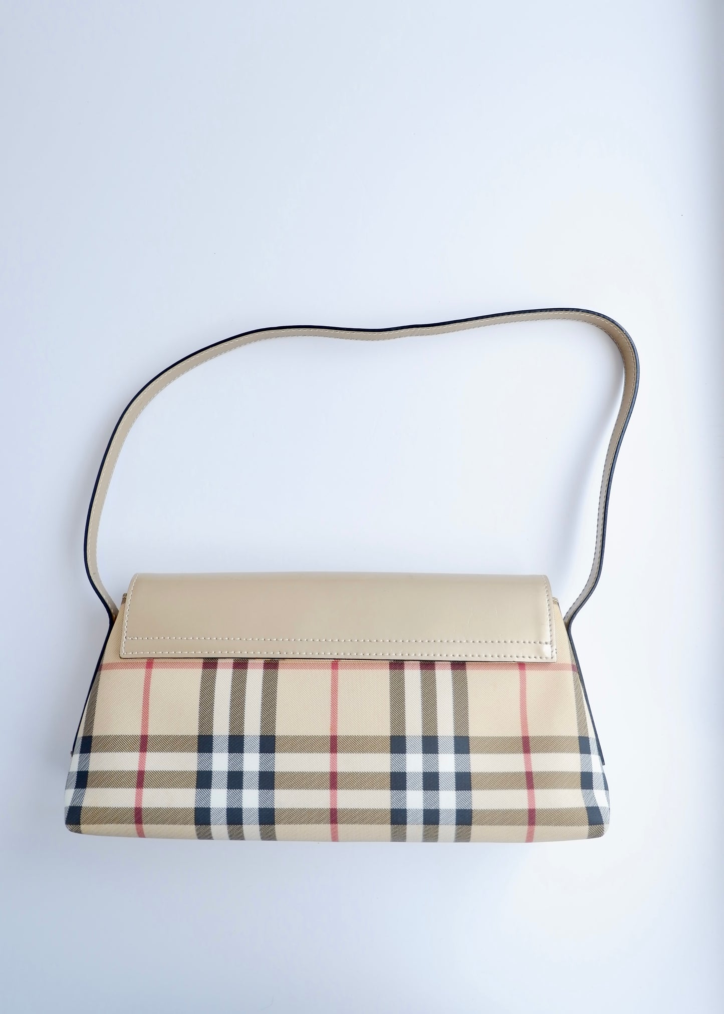 Authentic Preowned Vintage Burberry Nova Check Shoulder Bag