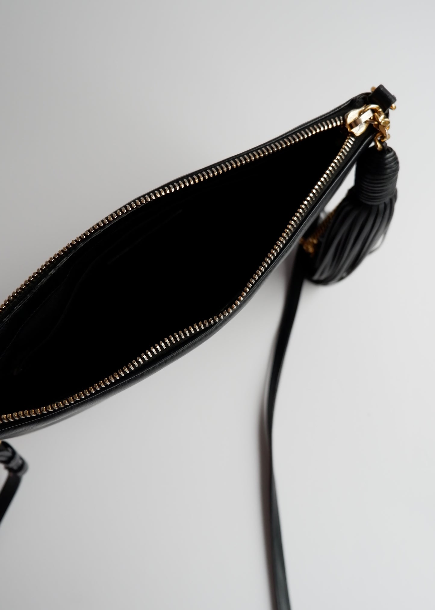 Authentic Preowned Saint Laurent YSL Black Leather Teen Monogram Crossbody Bag