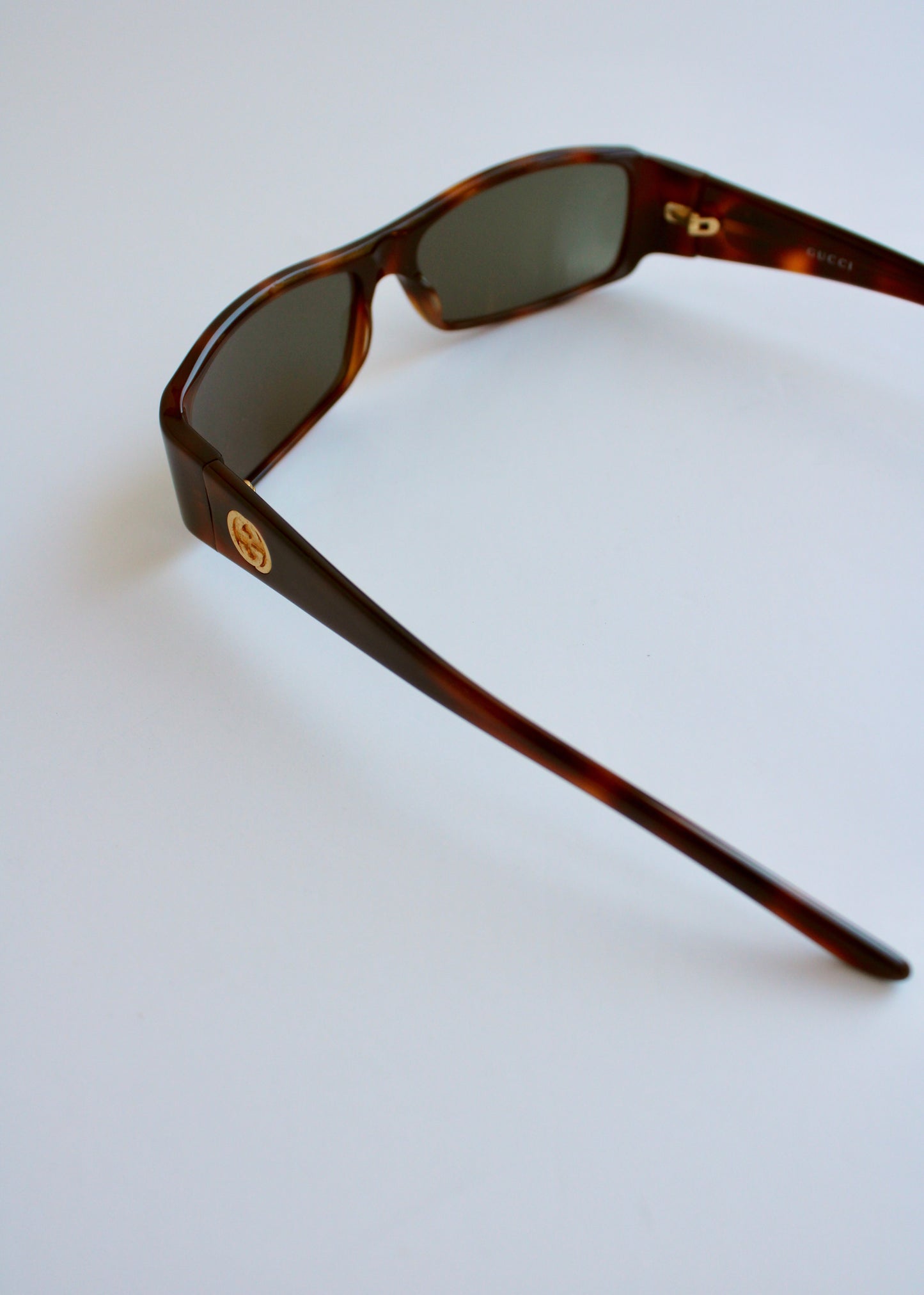 Authentic Preowned Vintage Gucci Brown Square Frame Sunglasses