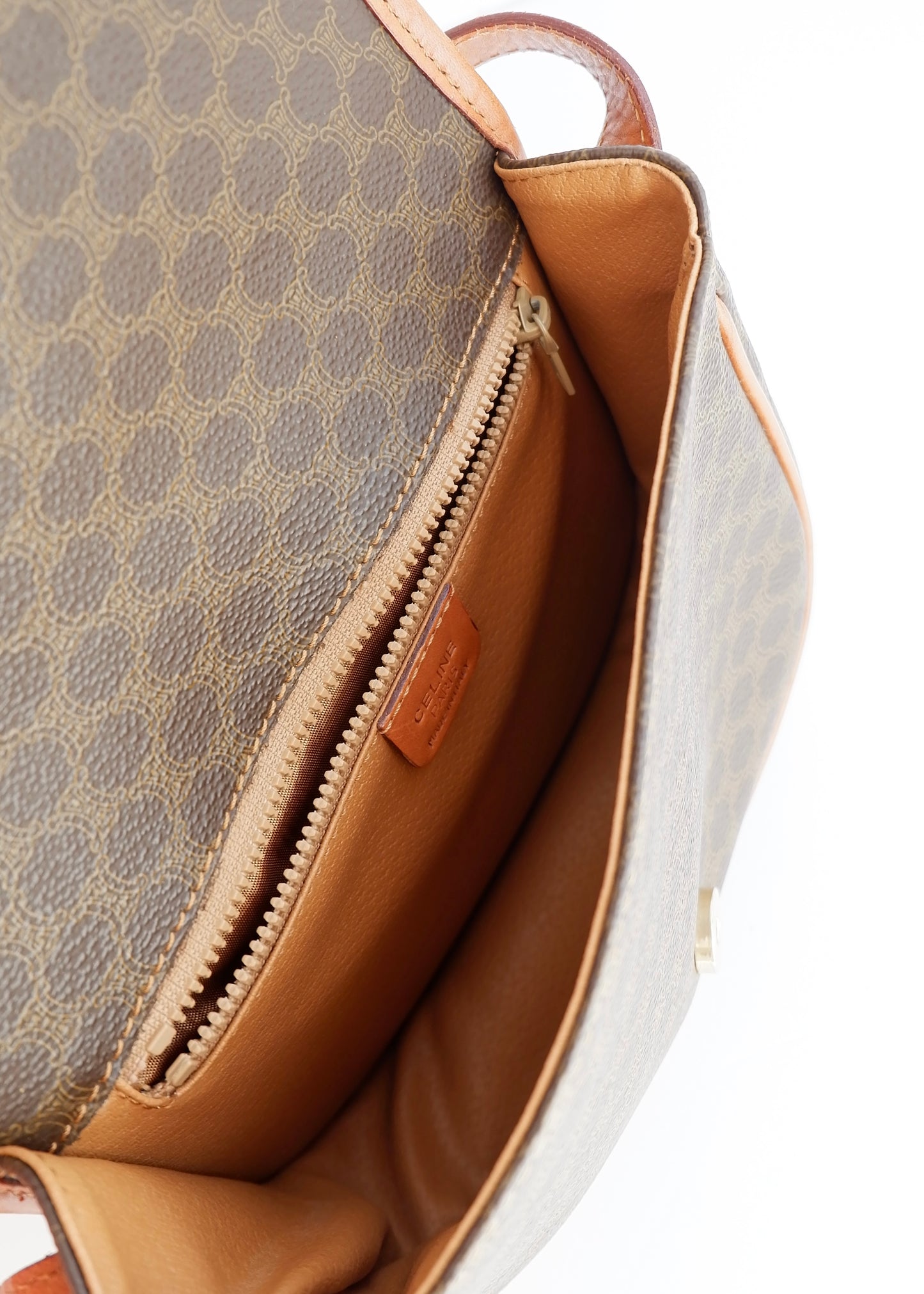 Authentic Preowned Vintage Celine Macadam Crossbody Bag