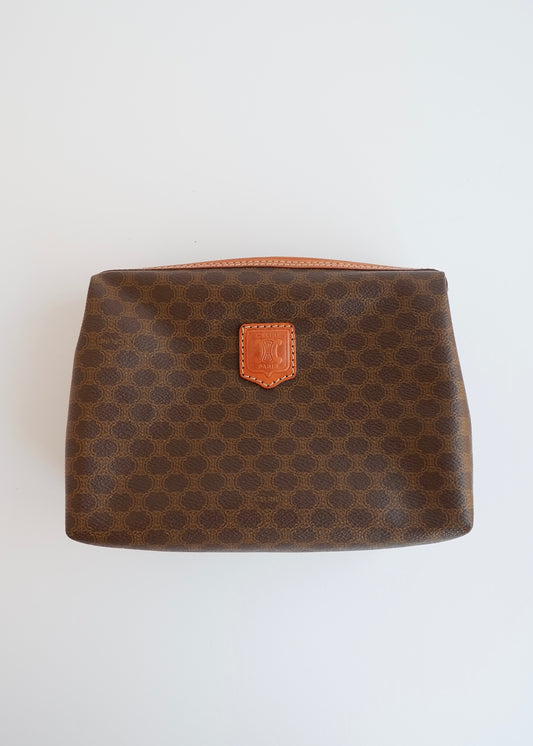 Authentic Preowned Vintage Celine Macadam Cosmetic Pouch