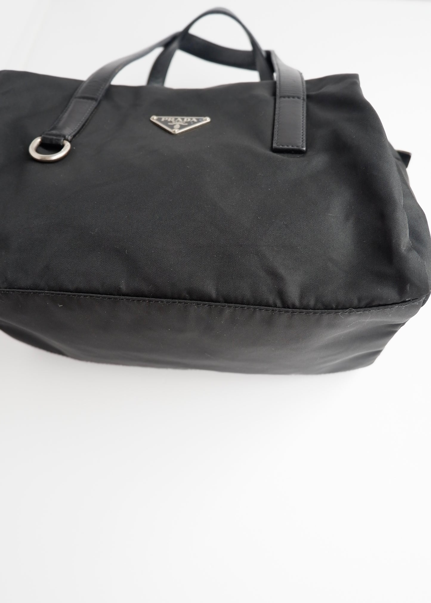 Authentic Preowned Prada Black Nylon Bowler Shoulder Bag