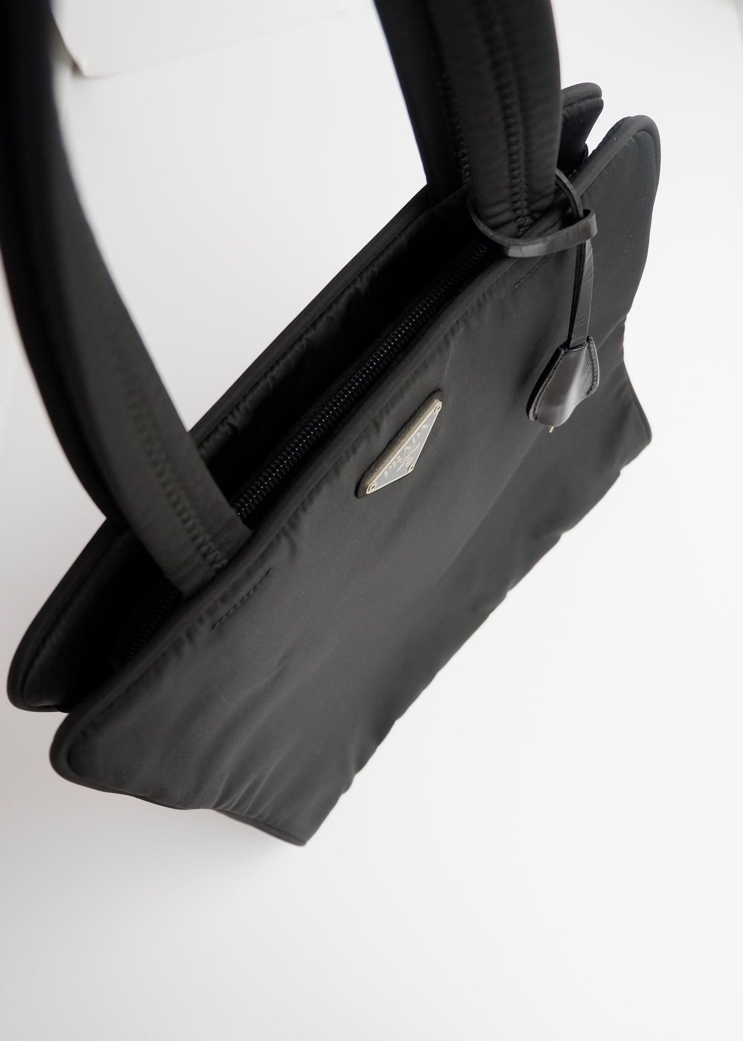 Authentic Preowned Prada Black Nylon Top Handle/ Tote Bag