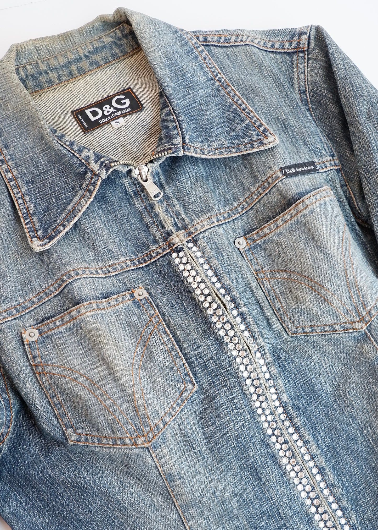 Authentic Preowned Dolce & Gabbana Denim Zipup Jacket - S