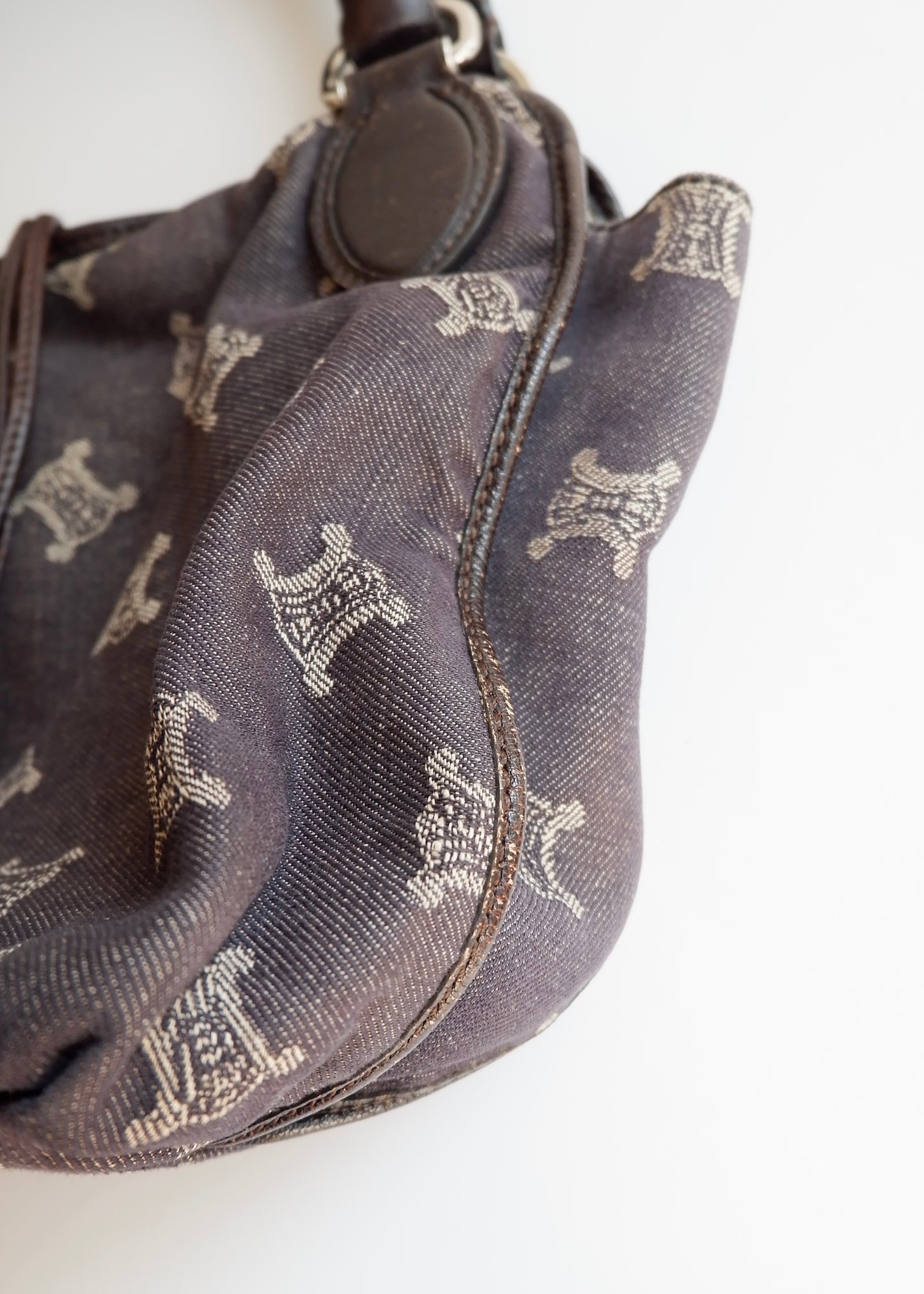 Authentic Preowned Celine Denim Hobo Shoulder Bag