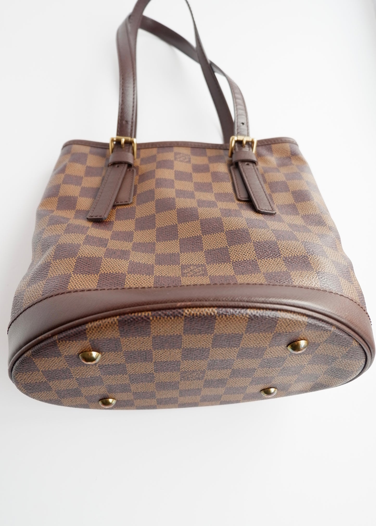 Authentic Preowned Louis Vuitton Damier Ebene Marais Bucket Bag
