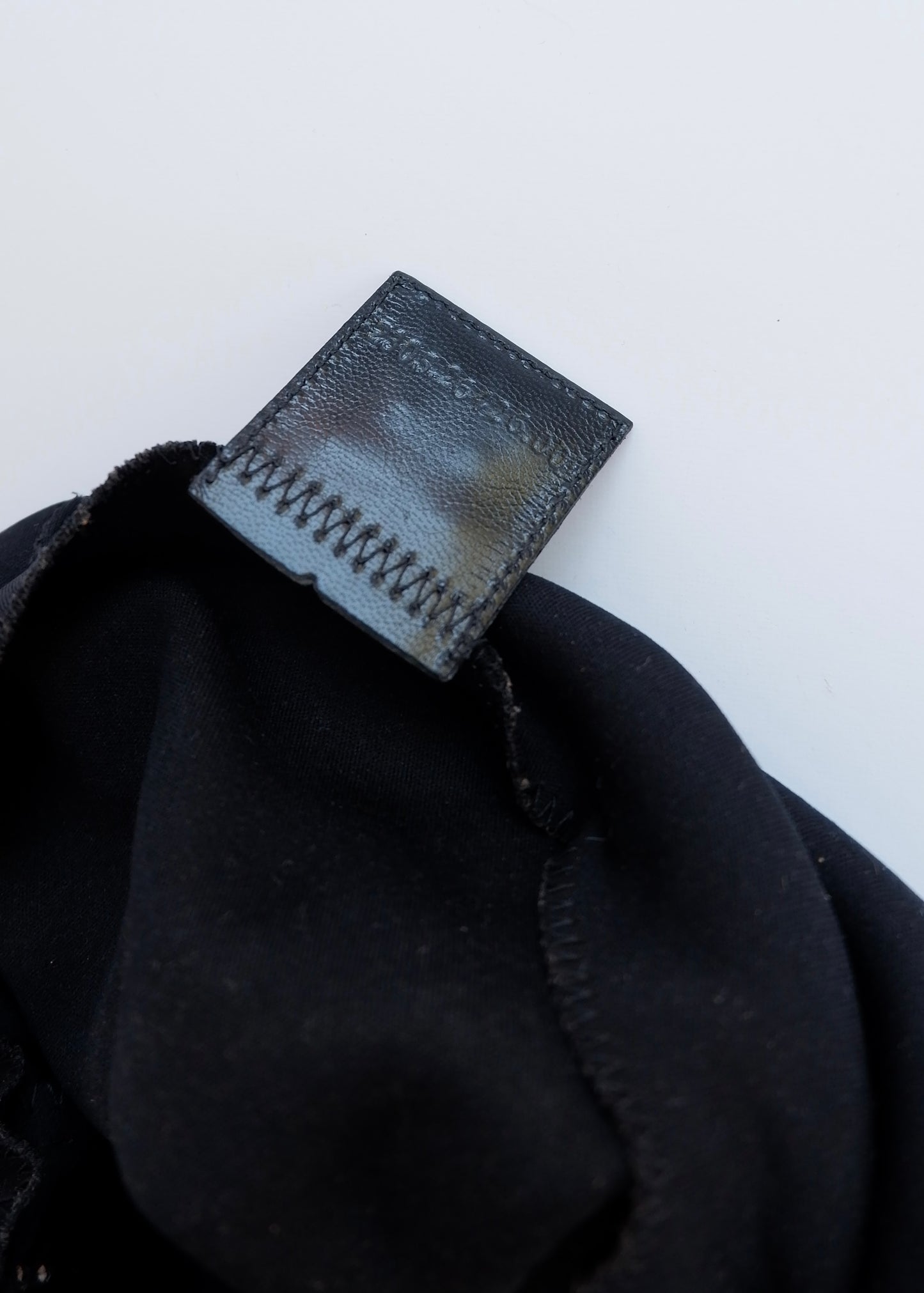 Authentic Preowned Fendi Black Fabric Baguette Shoulder Bag