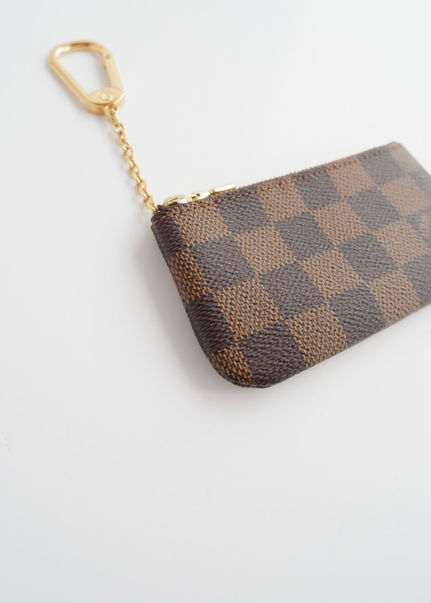 Authentic Preowned Louis Vuitton Damier Ebene Pochette Cle