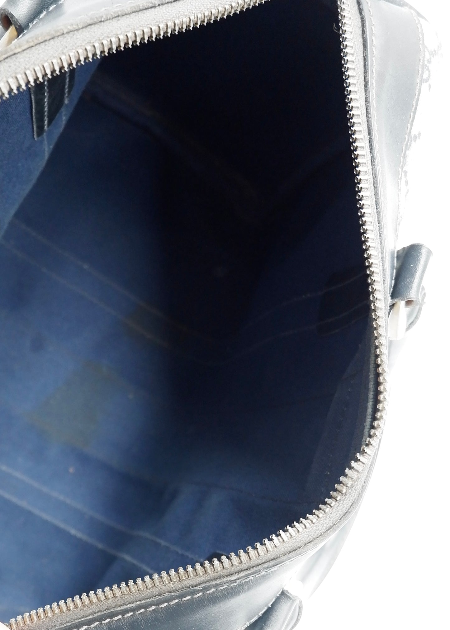 Authentic Preowned Vintage Gucci Navy Boston Bag