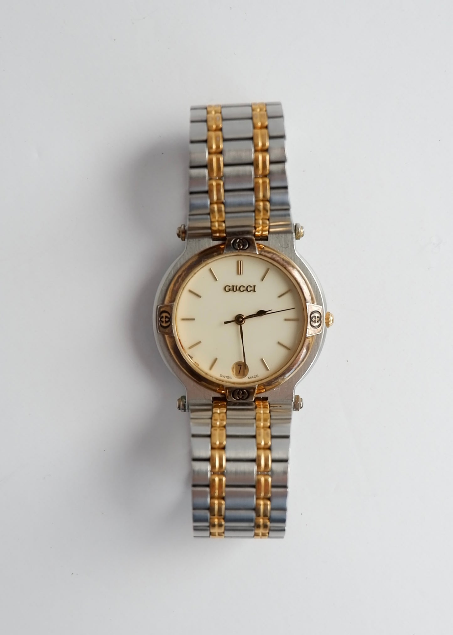 Authentic Preowned Vintage Gucci Two Tone Watch