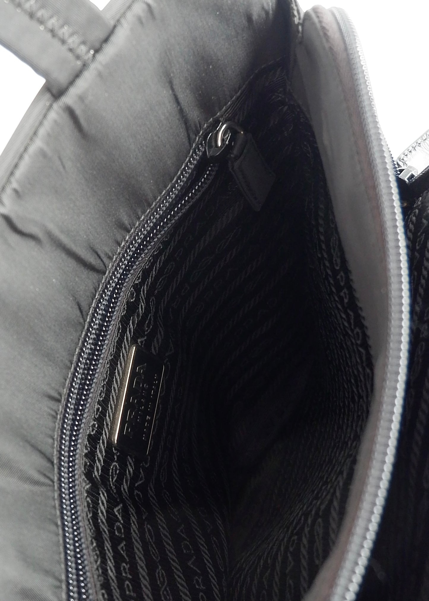 Authentic Preowned Prada Black Nylon Top Handle/ Tote Bag