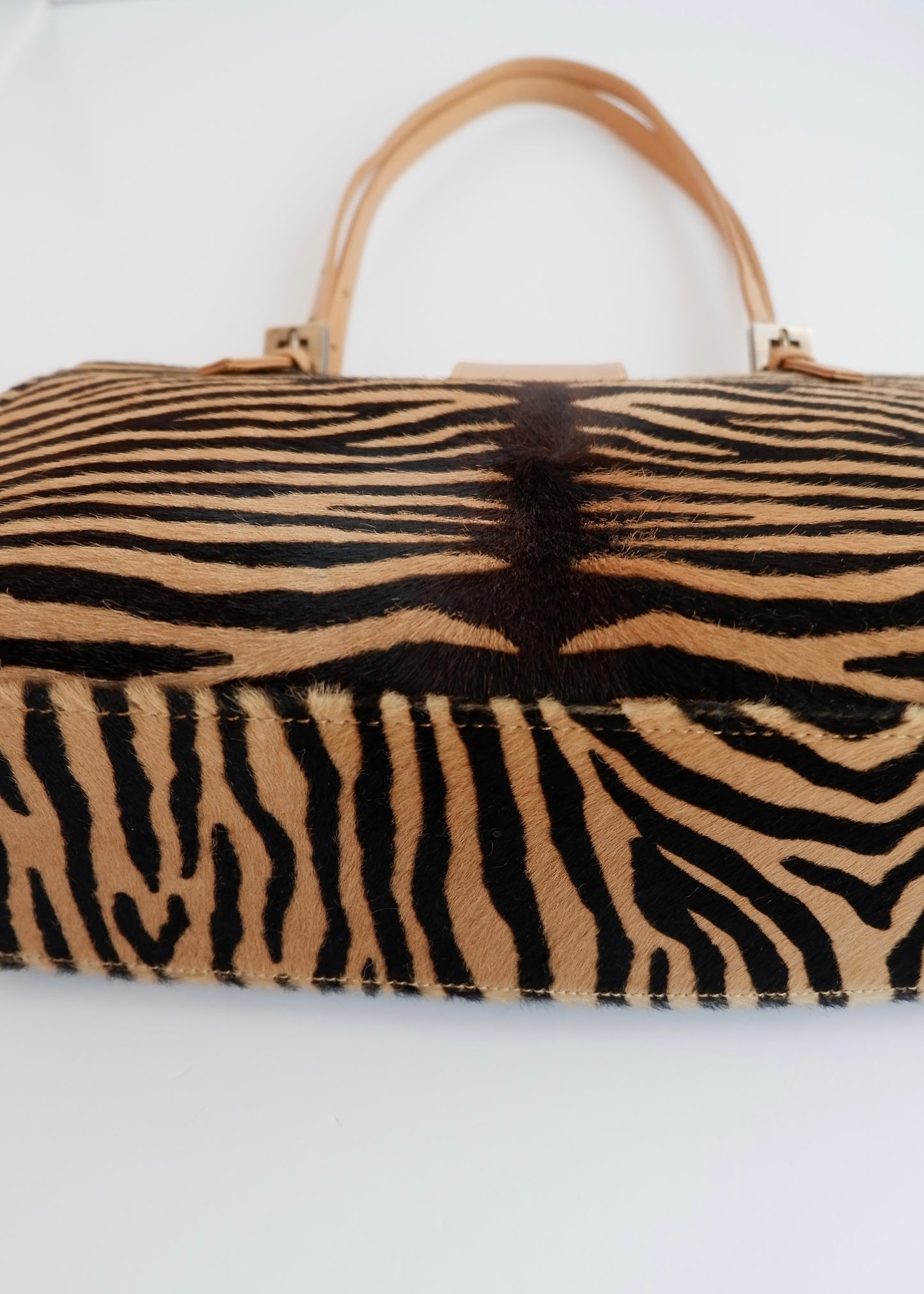 Authentic Preowned Fendi Zebra Print Shoulder Bag
