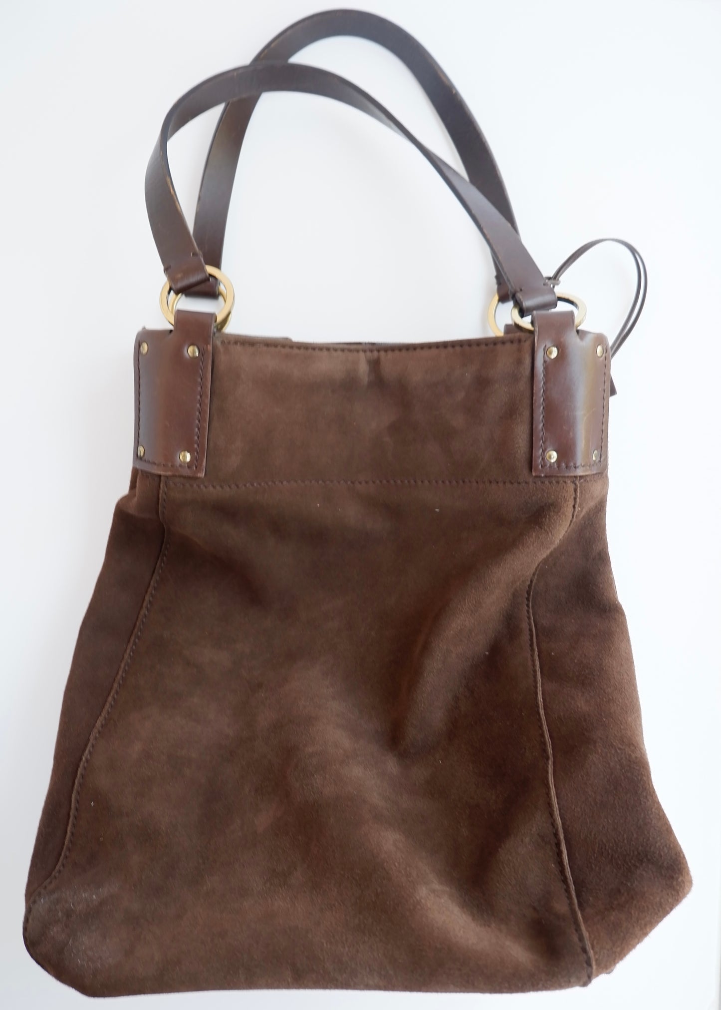 Authentic Preowned Gucci Brown Suede Hobo Shoulder Bag