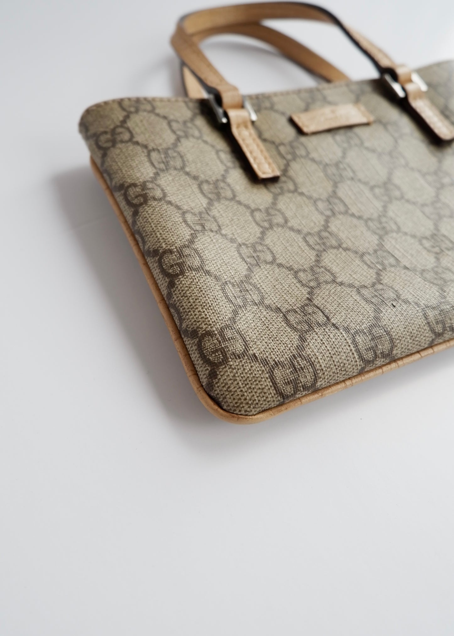 Authentic Preowned Gucci Beige GG Canvas Mini Handbag