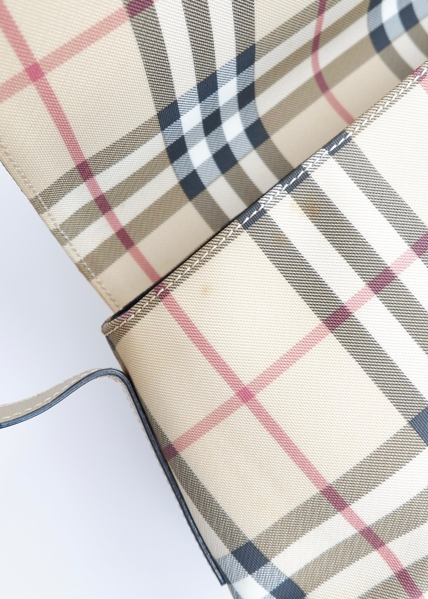 Authentic Preowned Vintage Burberry Nova Check Shoulder Bag