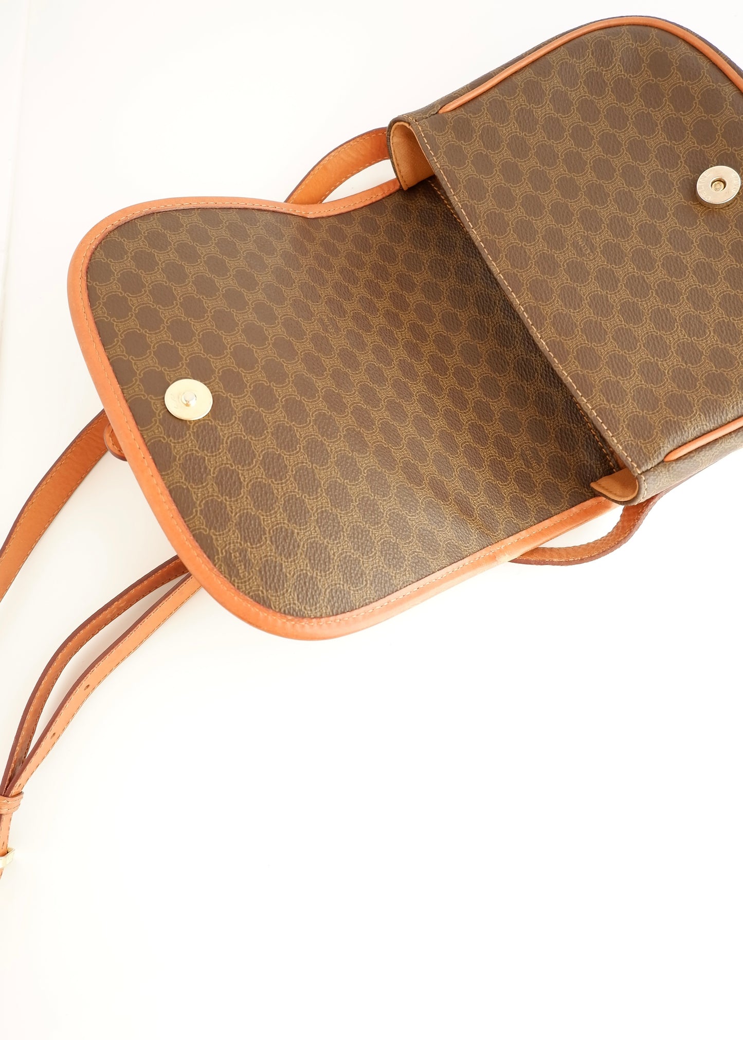 Authentic Preowned Vintage Celine Macadam Crossbody Bag