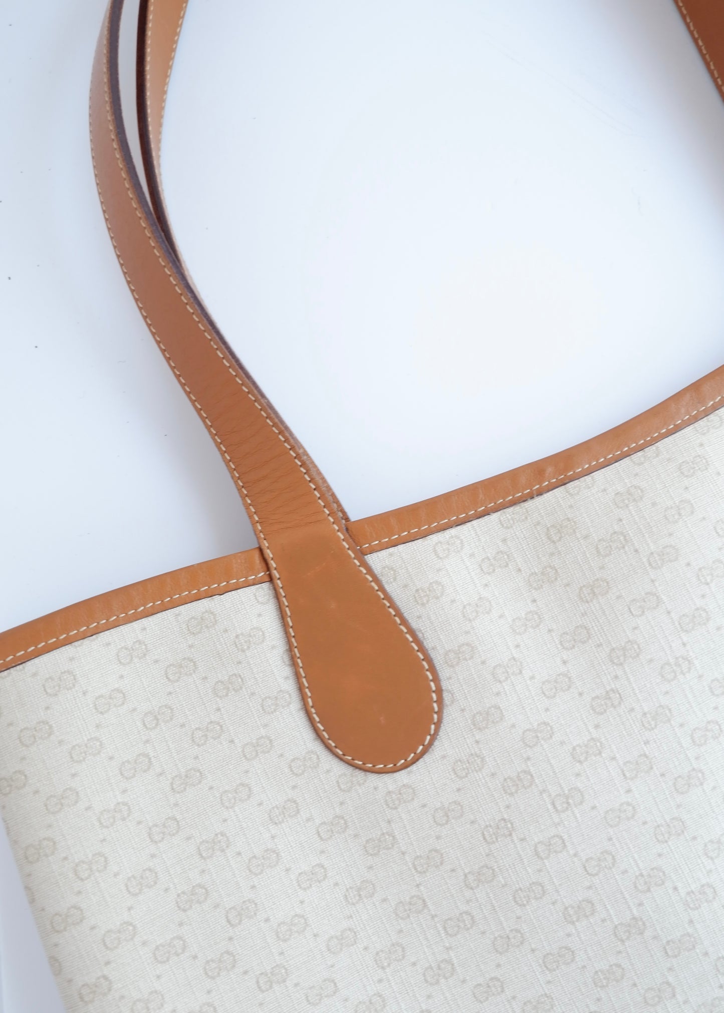 Authentic Preowned Vintage Gucci GG Print Tote Bag