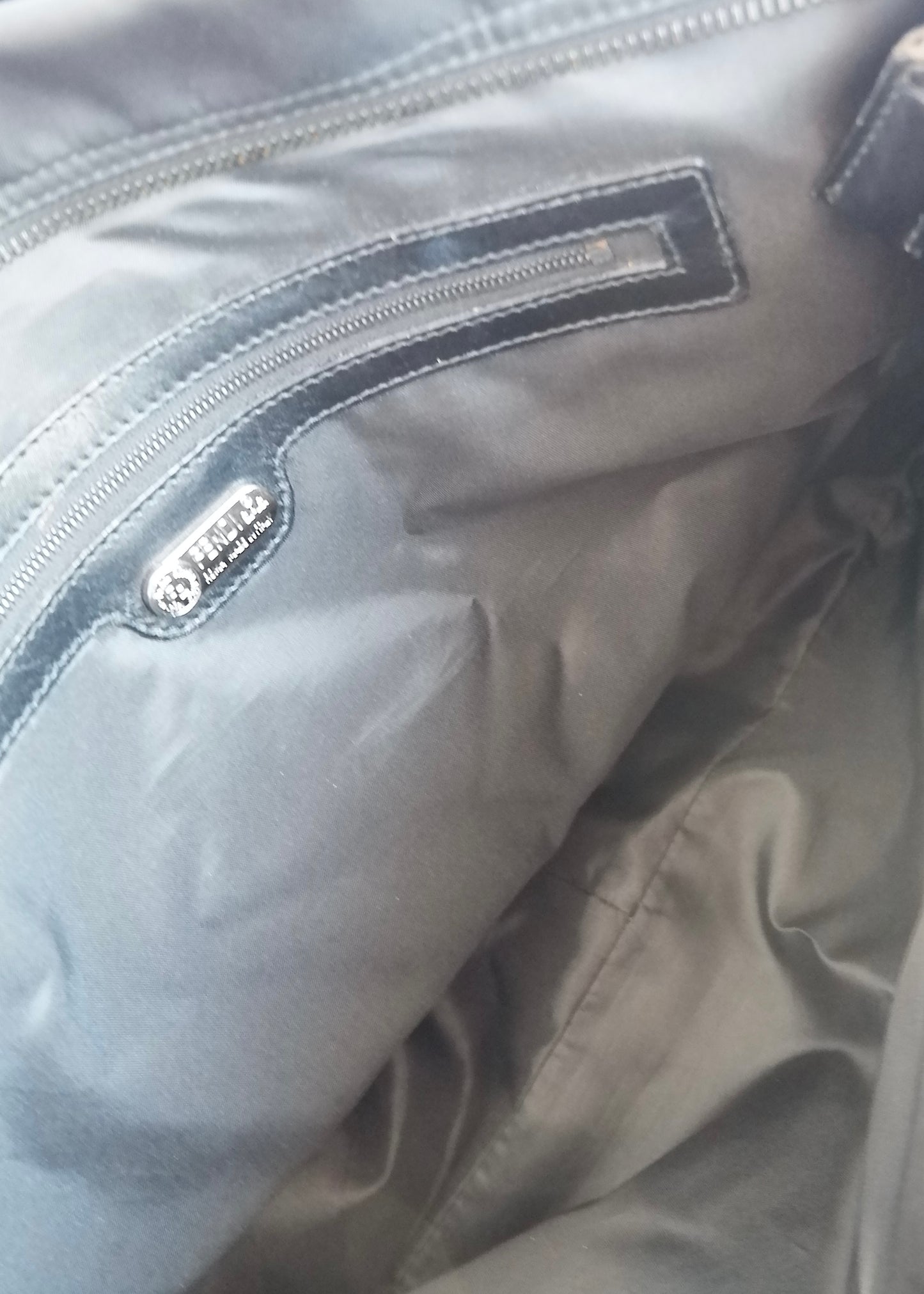 Authentic Preowned Fendi Black Nylon FF Tote Bag