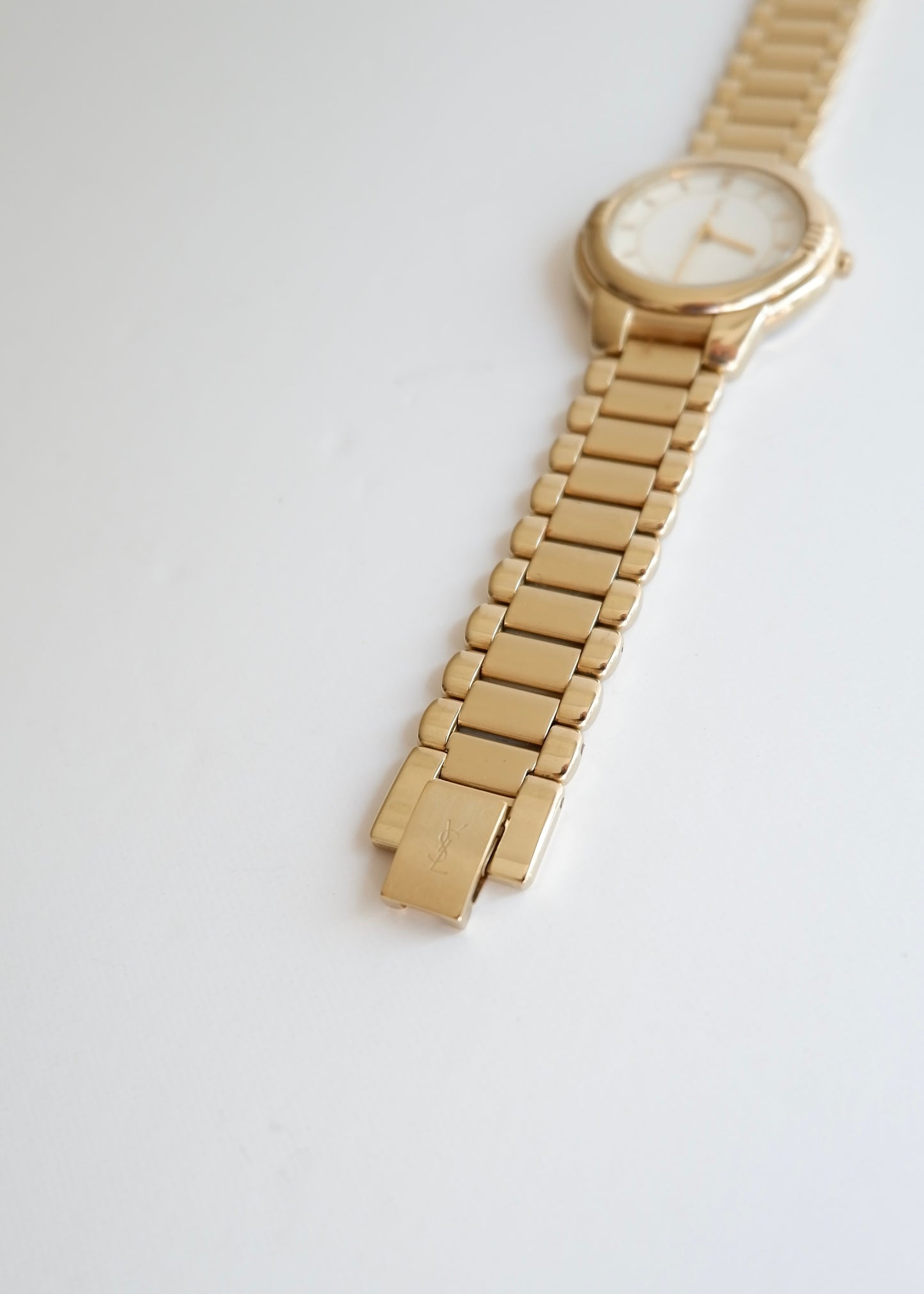 Authentic Preowned Vintage YSL Gold Tone Watch