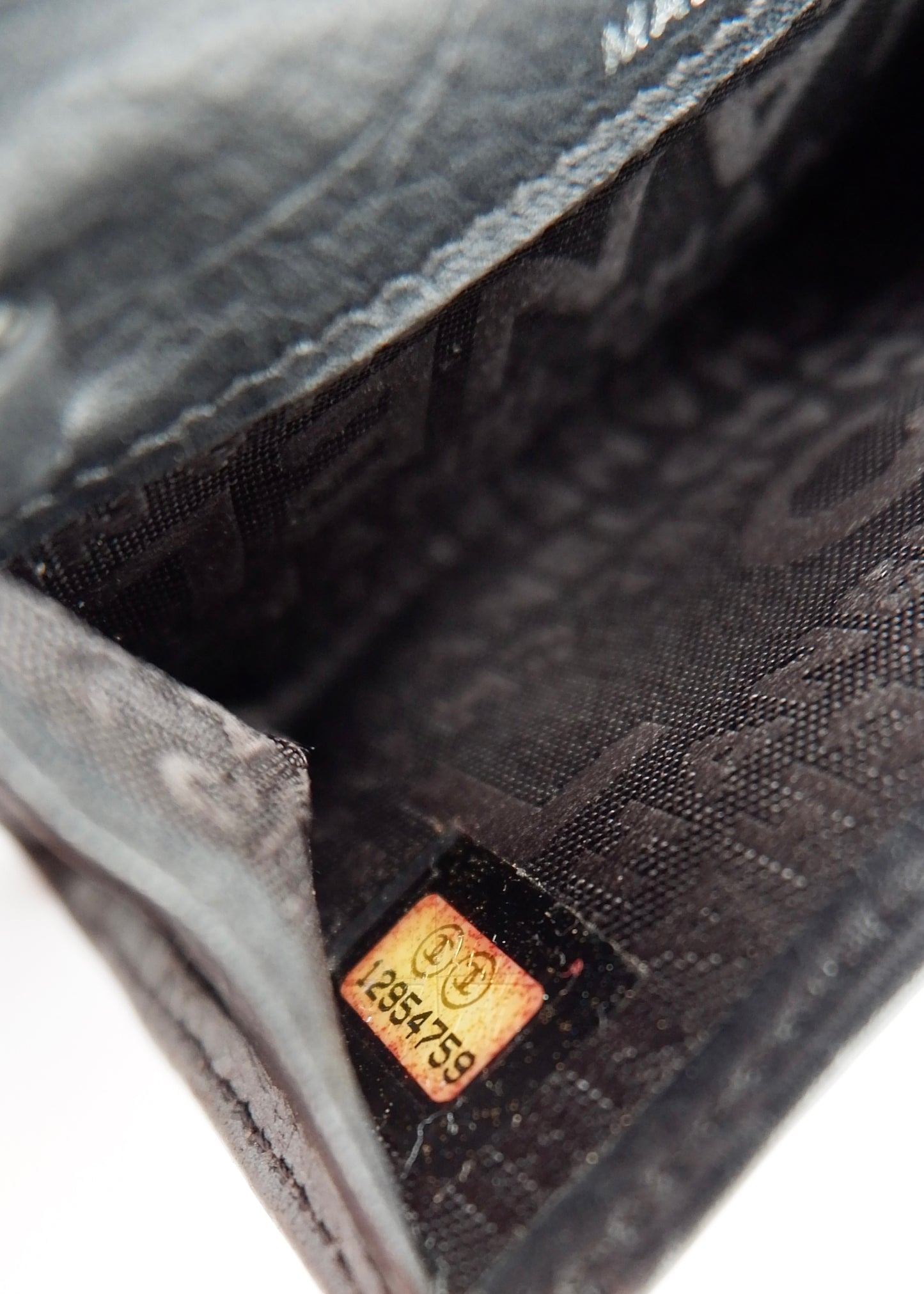 Authentic Preowned Chanel Black Leather Cambon Key Case