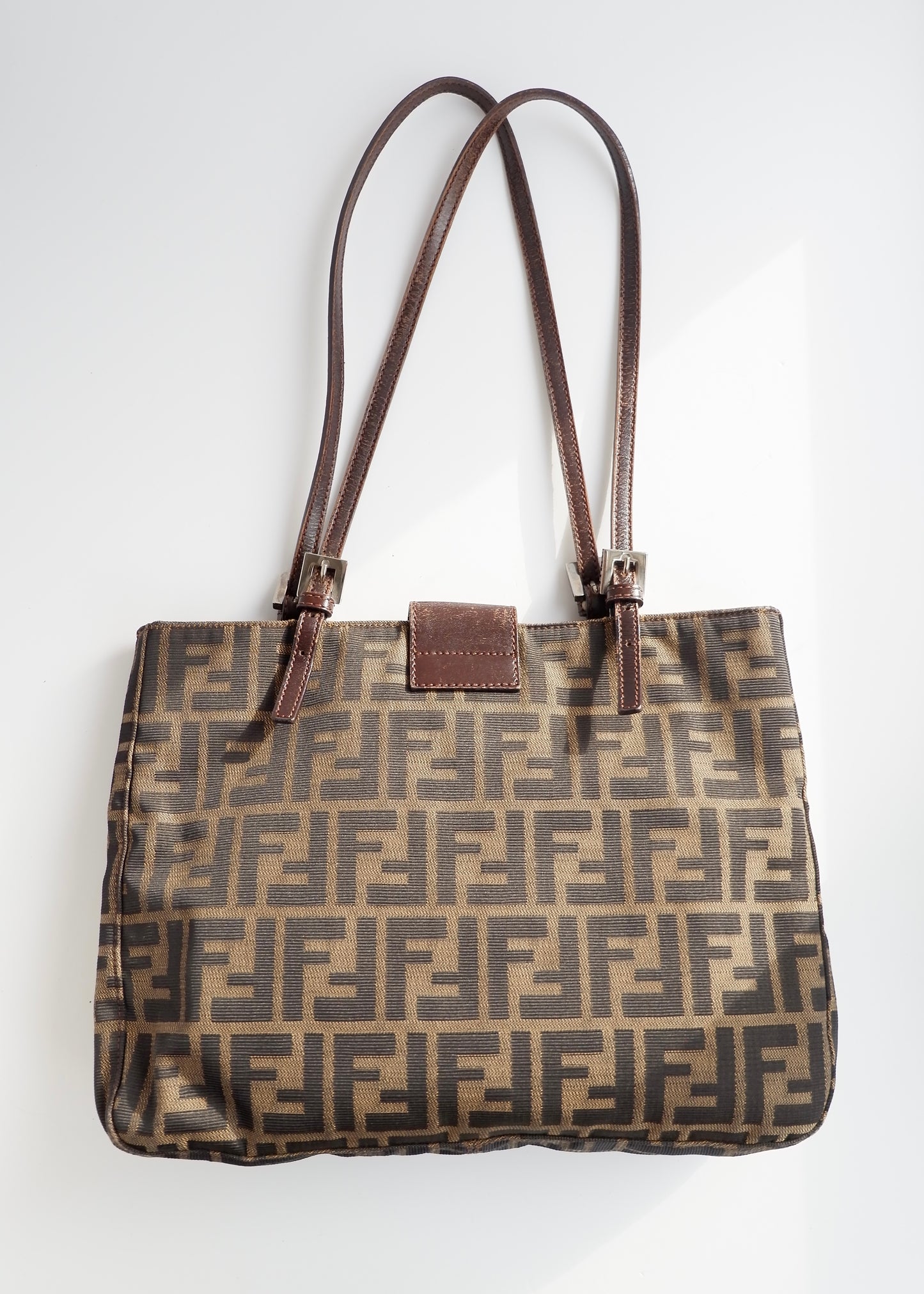 Authentic Preowned Fendi Zucca Tote/ Shoulder Bag