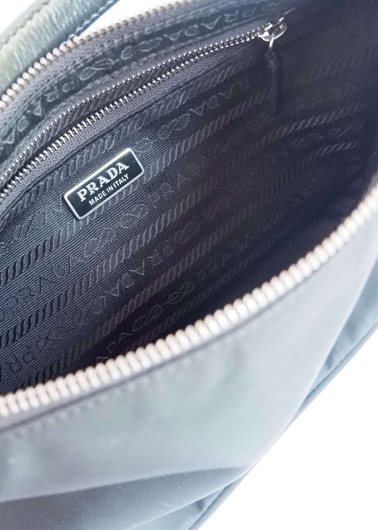 Authentic Preowned Prada Black Nylon Micro Shoulder Bag w/ Pouch