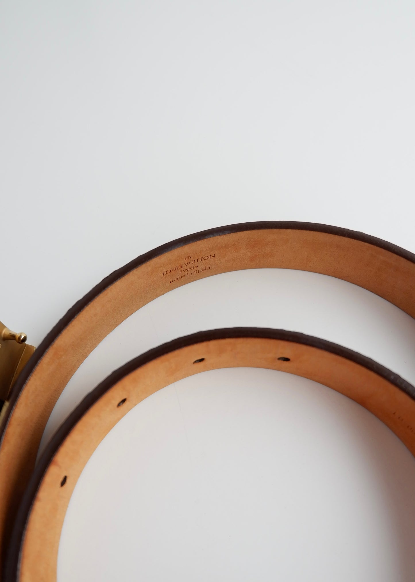 Authentic Preowned Louis Vuitton Monogram Ceinture Carre Belt - 85