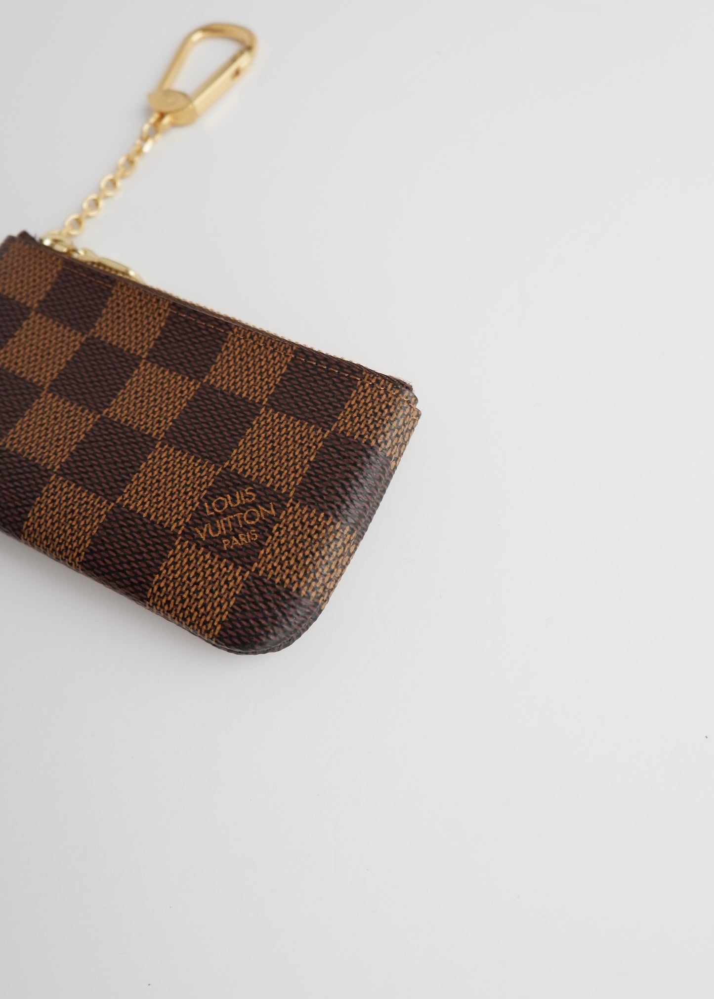 Authentic Preowned Louis Vuitton Damier Ebene Pochette Cle