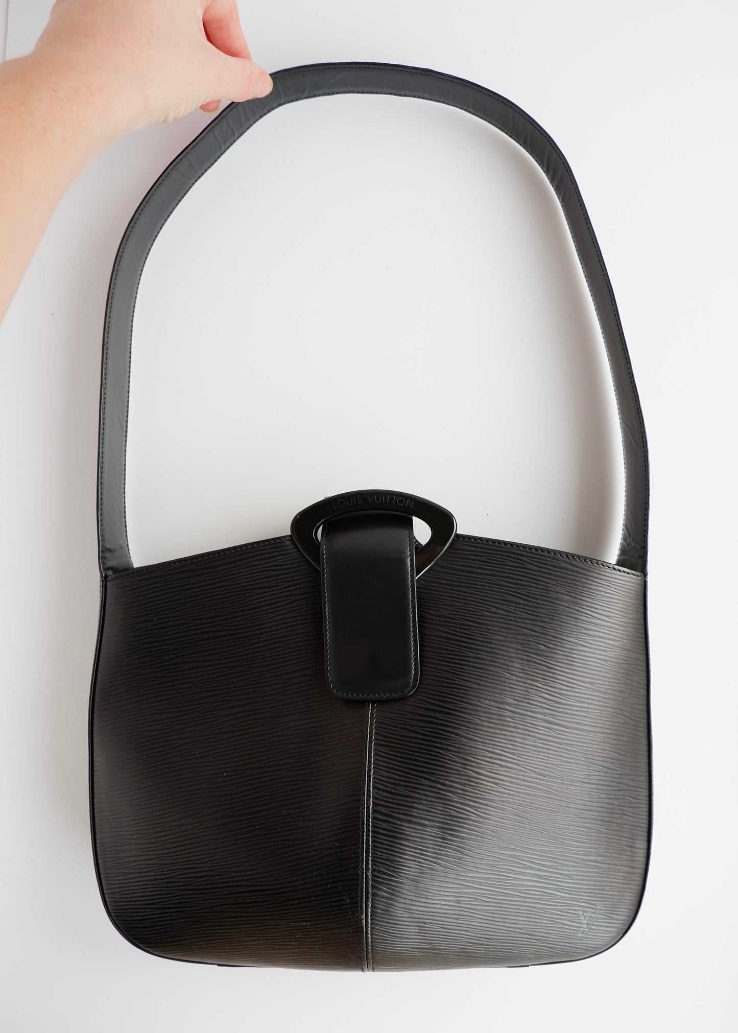 Authentic Preowned Louis Vuitton Black Epi Reverie Shoulder Bag